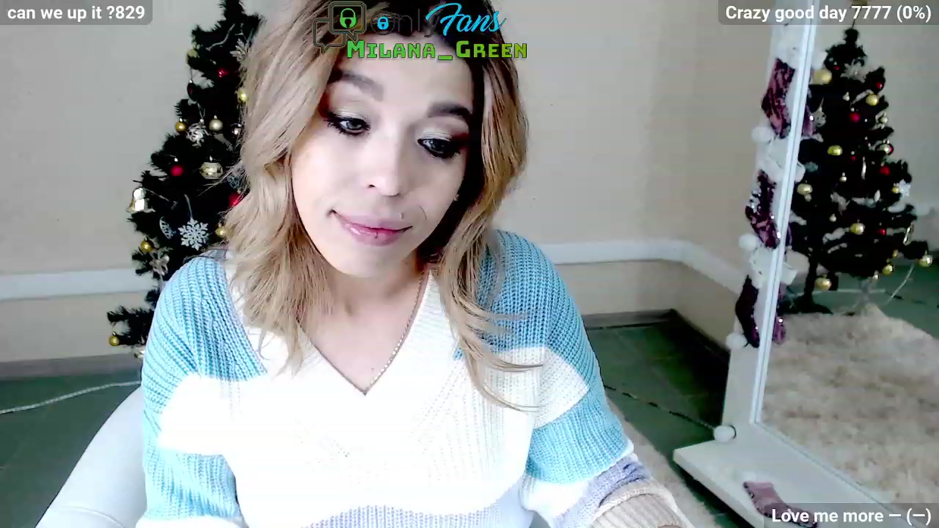 Gallery image thumbnail from MilanaGreen's myfreecams stream on, 01/08/2023, 14:21 image 2 of 20