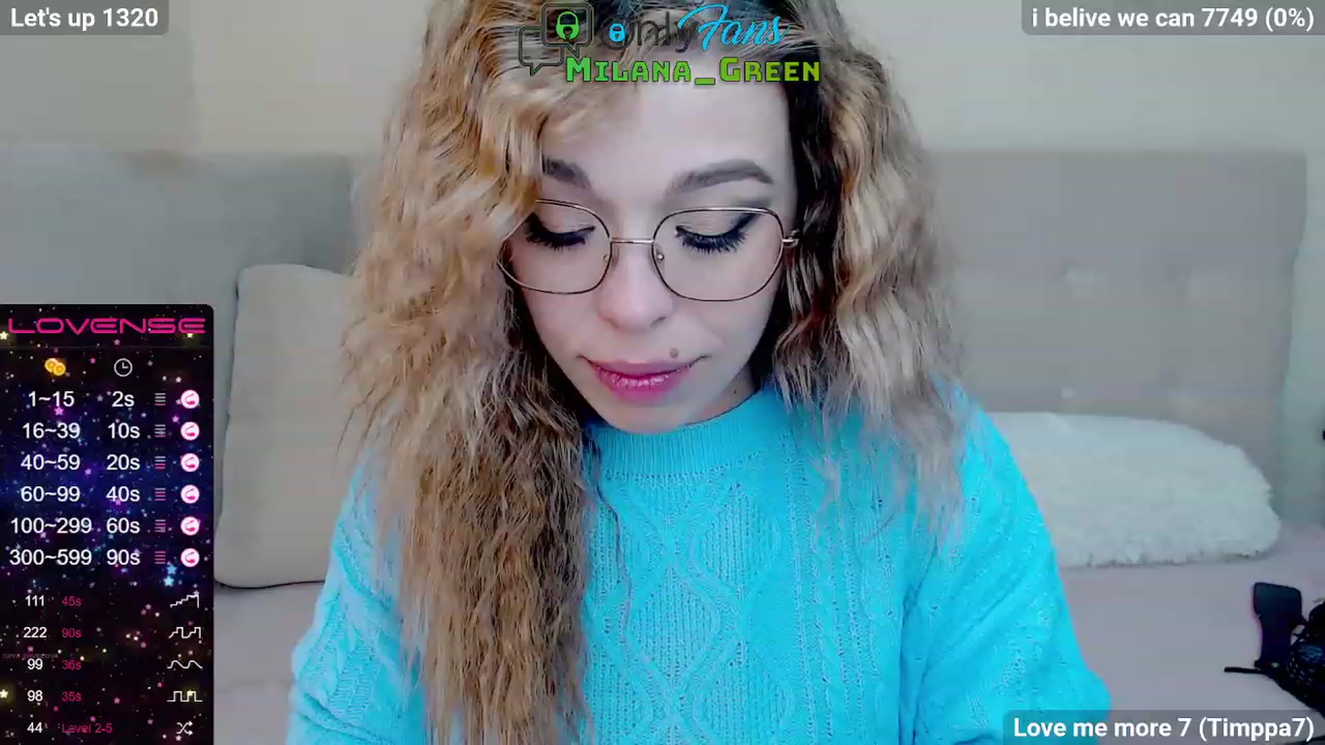 Gallery image thumbnail from MilanaGreen's myfreecams stream on, 03/12/2023, 13:49 image 1 of 20