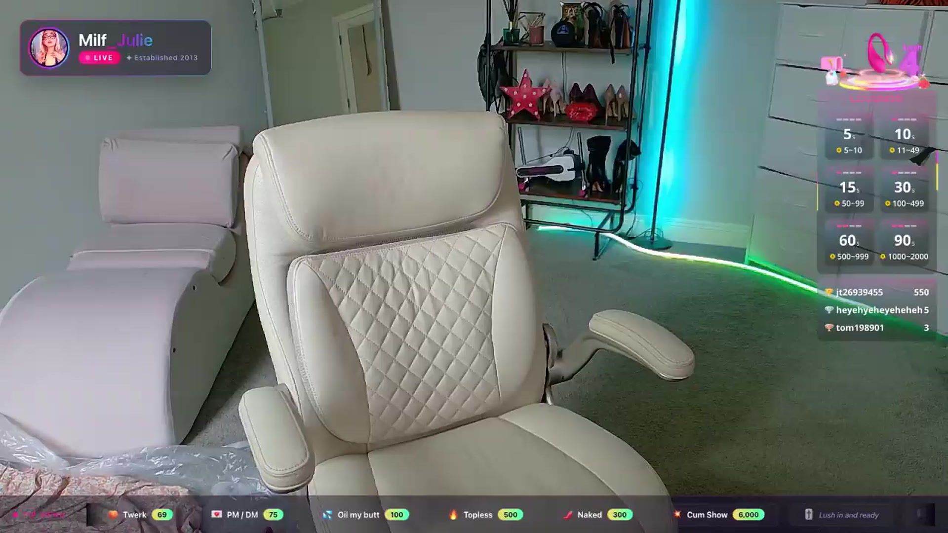 Gallery image thumbnail from Milf_Julie's myfreecams stream on, 06/09/2026, 18:02 image 2 of 20