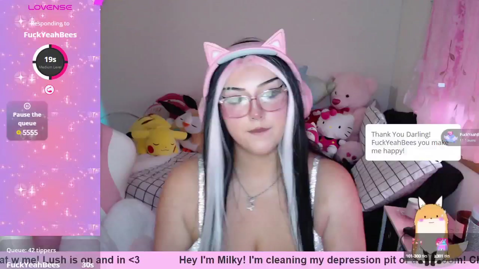 Gallery image thumbnail from MilkyyyBunny's myfreecams stream on, 04/18/2025, 12:58 image 15 of 20