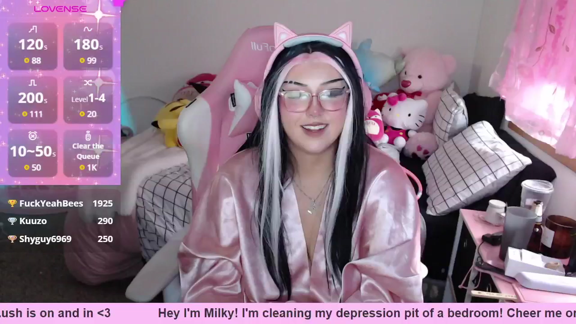 Gallery image thumbnail from MilkyyyBunny's myfreecams stream on, 04/18/2025, 14:00 image 9 of 20