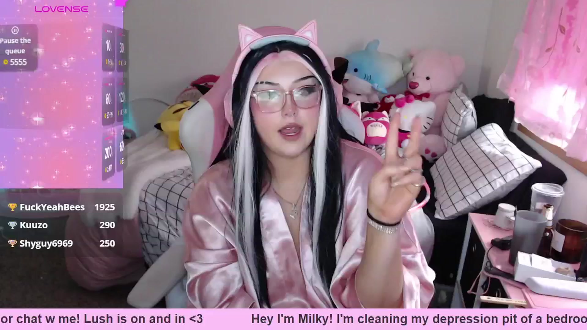Gallery image thumbnail from MilkyyyBunny's myfreecams stream on, 04/18/2025, 14:00 image 8 of 20
