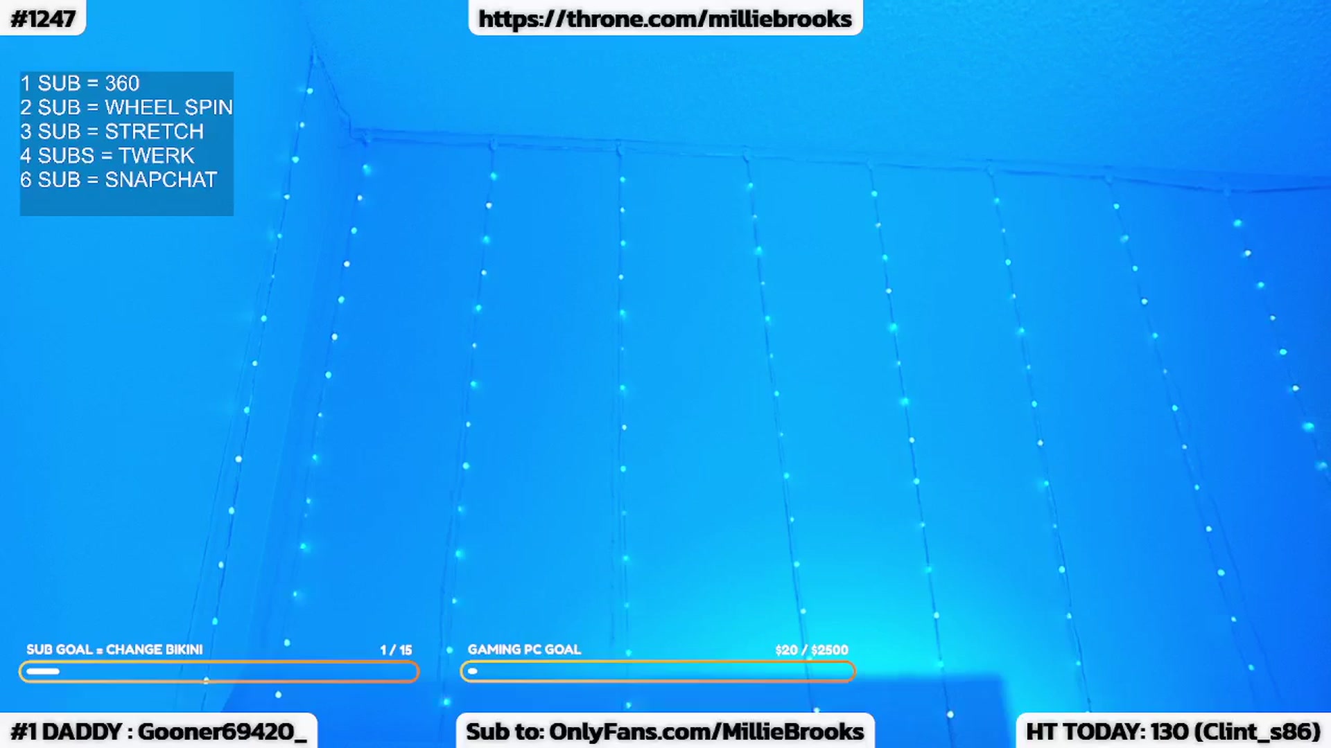 Gallery image thumbnail from MillieBrooks's myfreecams stream on, 12/09/2025, 05:30 image 10 of 20