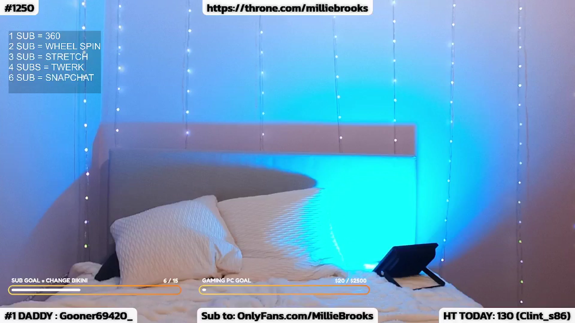 Gallery image thumbnail from MillieBrooks's myfreecams stream on, 12/09/2025, 05:30 image 15 of 20