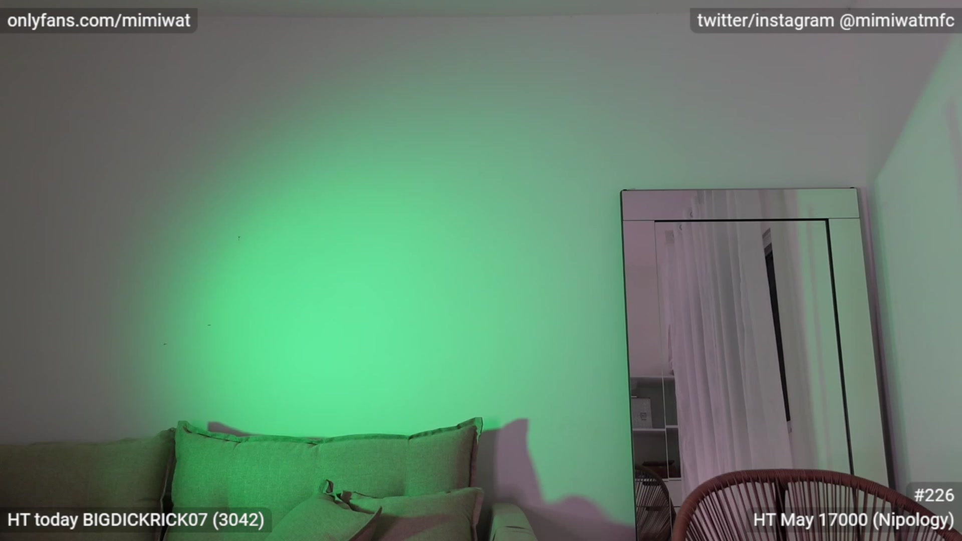 Gallery image thumbnail from Mimiwat's myfreecams stream on, 05/12/2023, 02:19 image 20 of 20