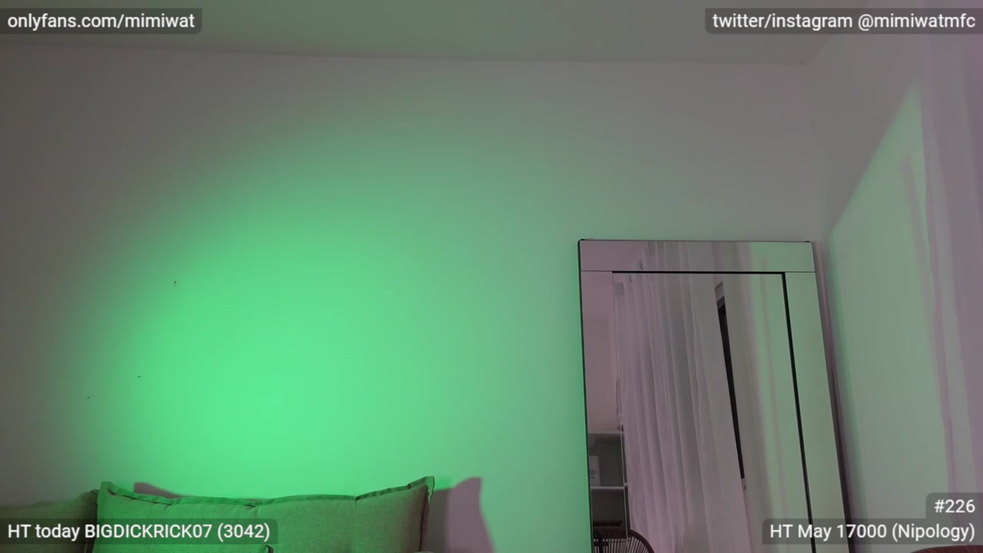Gallery image thumbnail from Mimiwat's myfreecams stream on, 05/12/2023, 03:42 image 9 of 20