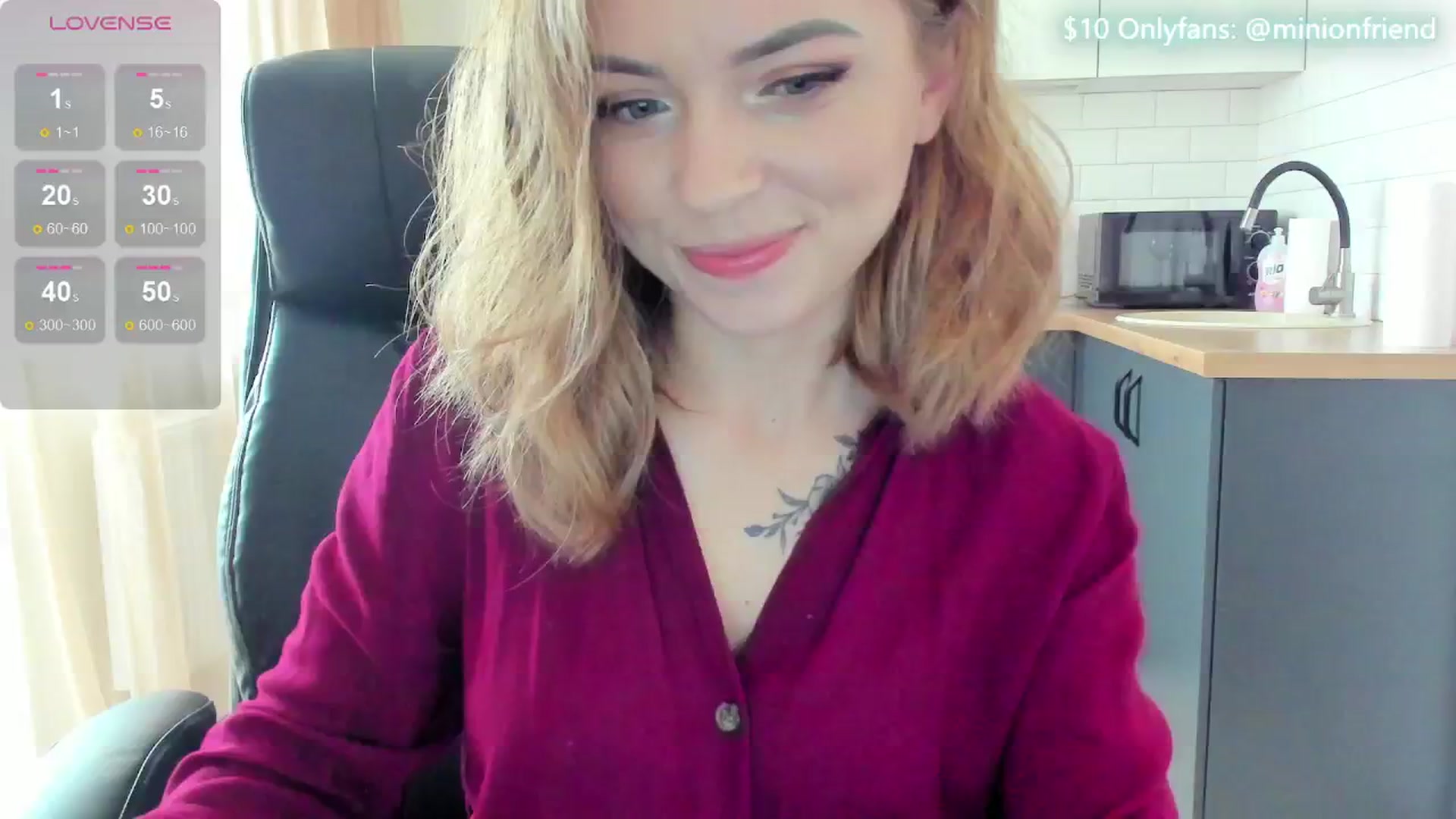 Gallery image thumbnail from MinionFriend_'s myfreecams stream on, 06/15/2024, 10:36 image 6 of 20