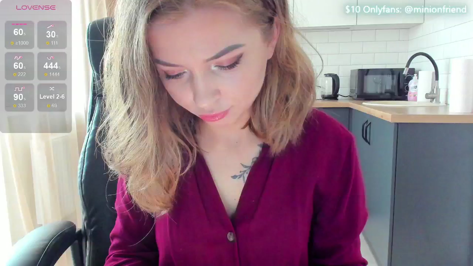 Gallery image thumbnail from MinionFriend_'s myfreecams stream on, 06/15/2024, 10:36 image 3 of 20