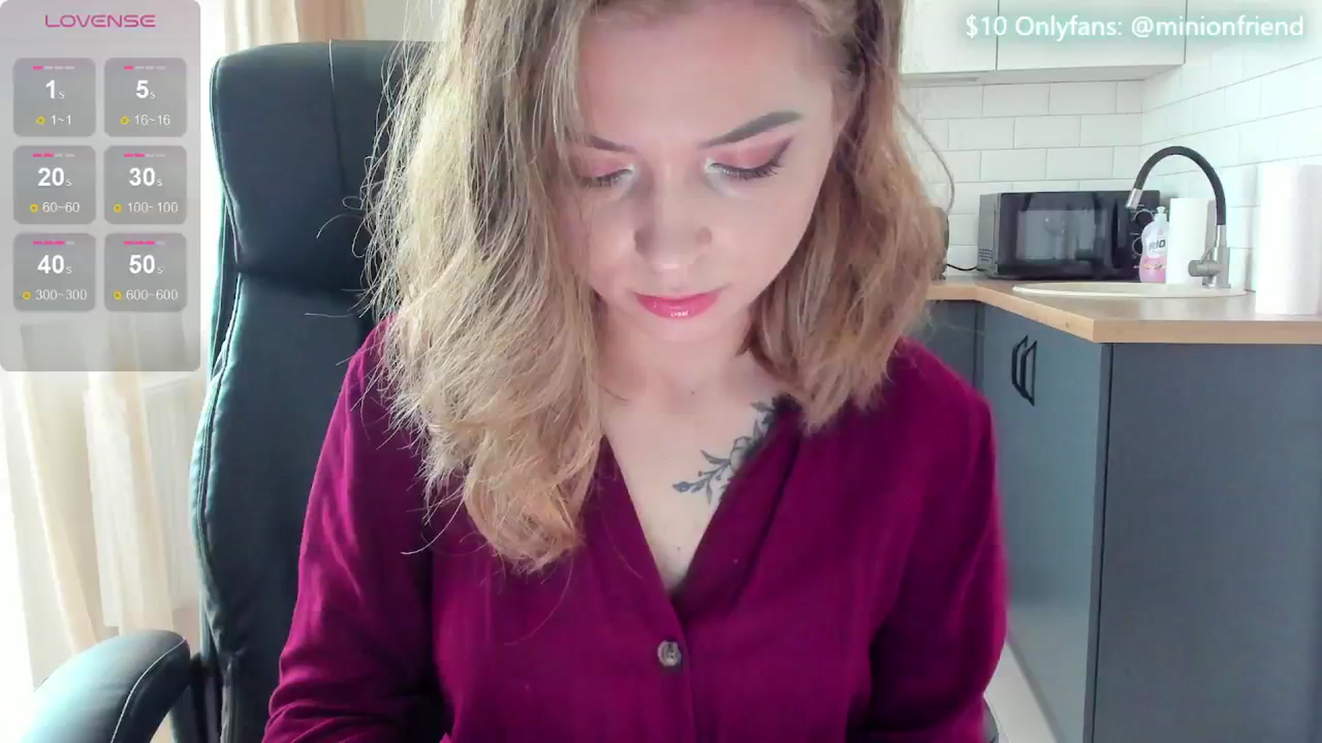 Gallery image thumbnail from MinionFriend_'s myfreecams stream on, 06/15/2024, 10:36 image 5 of 20