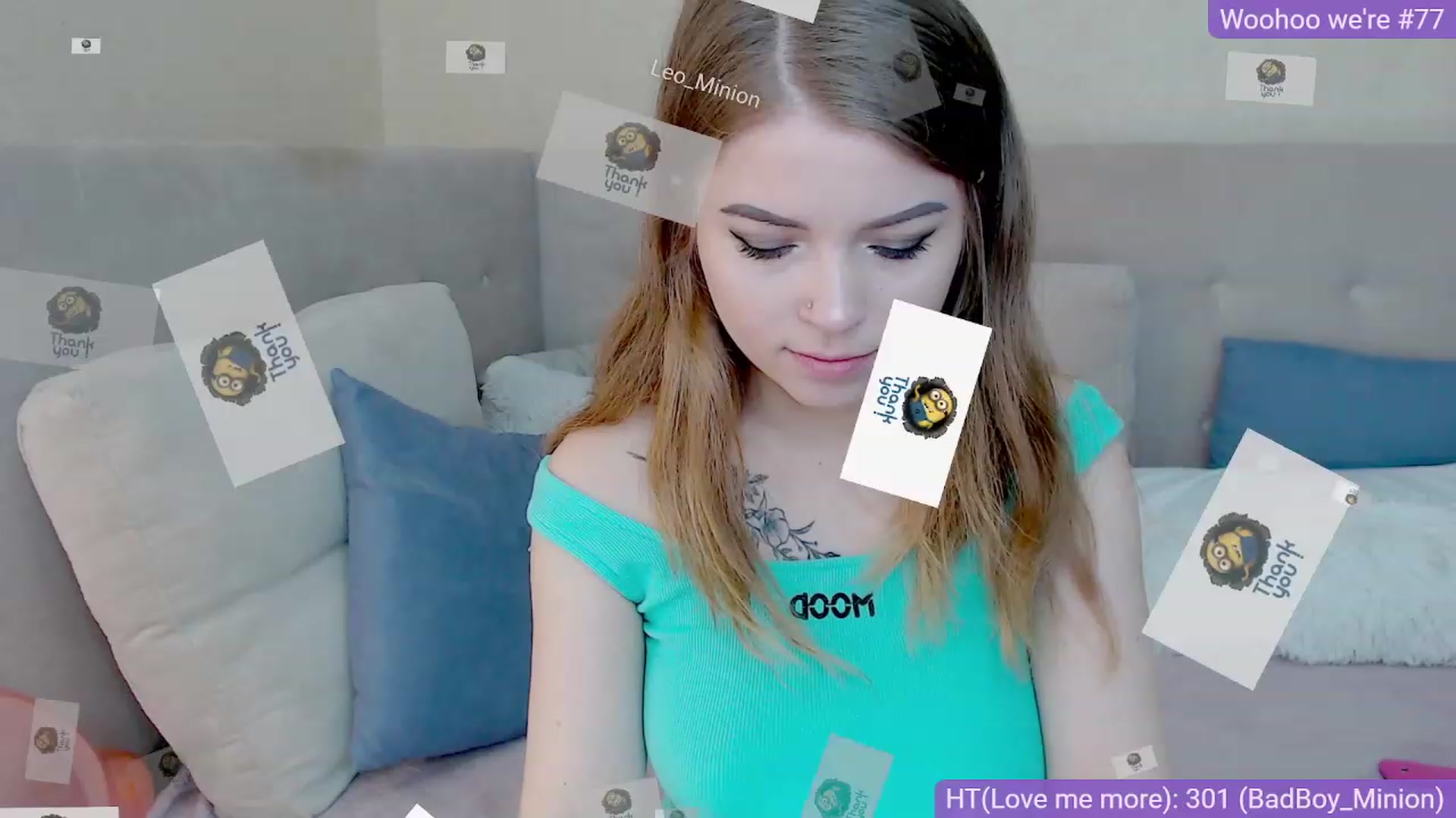 Gallery image thumbnail from Minions_Party's myfreecams stream on, 03/01/2023, 07:27 image 1 of 20