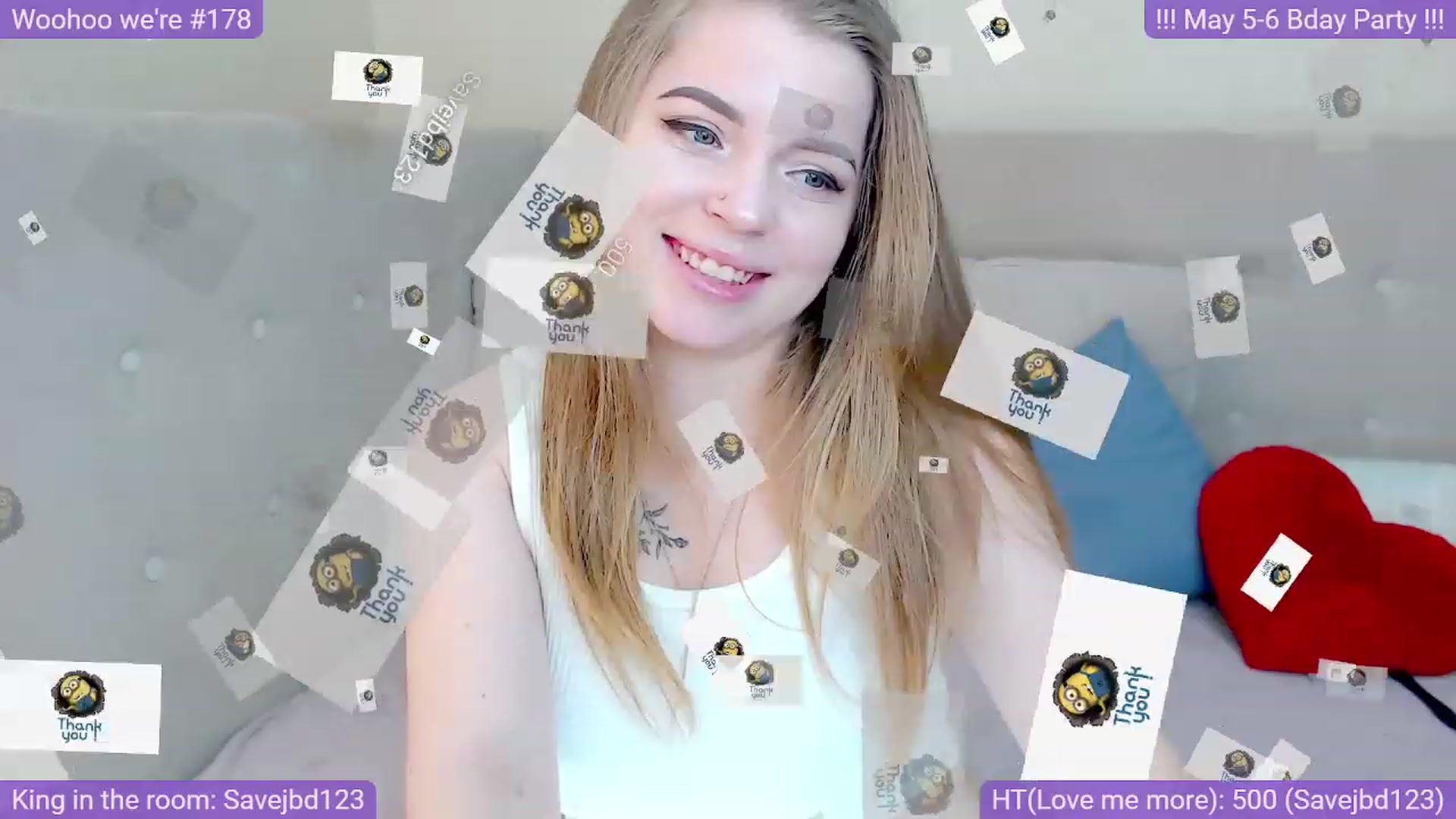 Gallery image thumbnail from Minions_Party's myfreecams stream on, 04/29/2023, 08:10 image 2 of 20