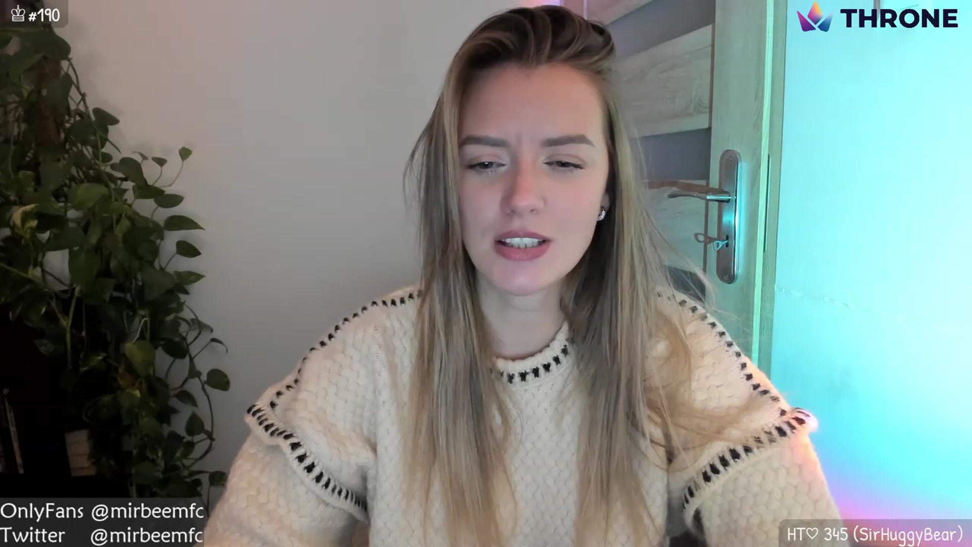 Gallery image thumbnail from MirBee's myfreecams stream on, 11/19/2022, 22:13 image 19 of 20