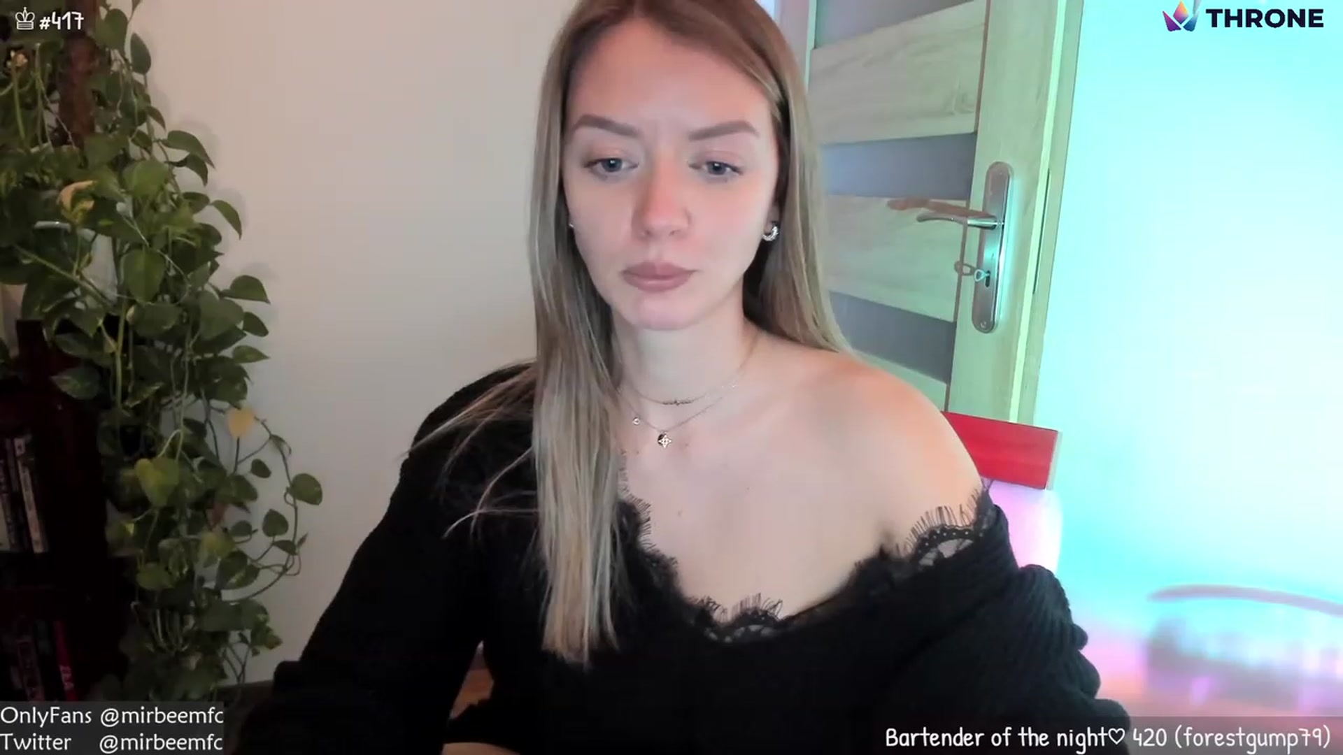 Gallery image thumbnail from MirBee's myfreecams stream on, 01/07/2023, 01:43 image 12 of 20
