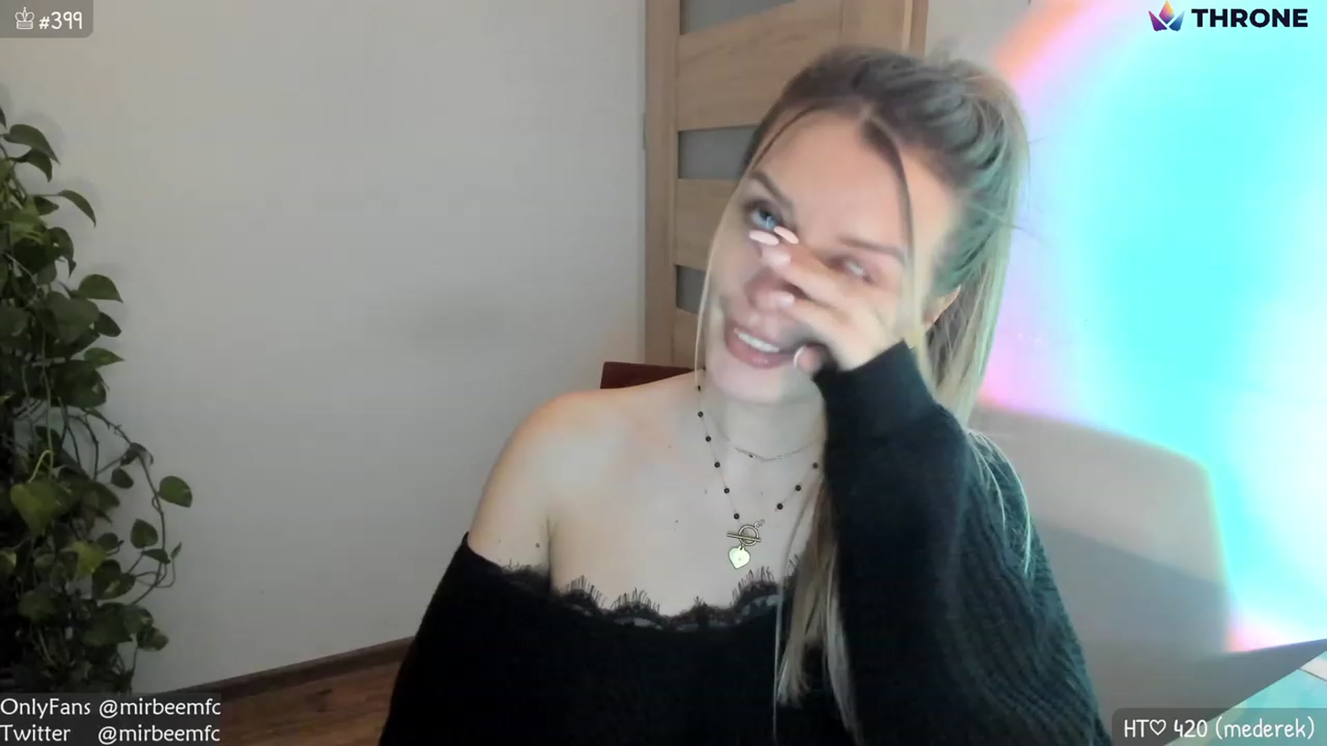 Gallery image thumbnail from MirBee's myfreecams stream on, 01/15/2023, 23:50 image 17 of 20