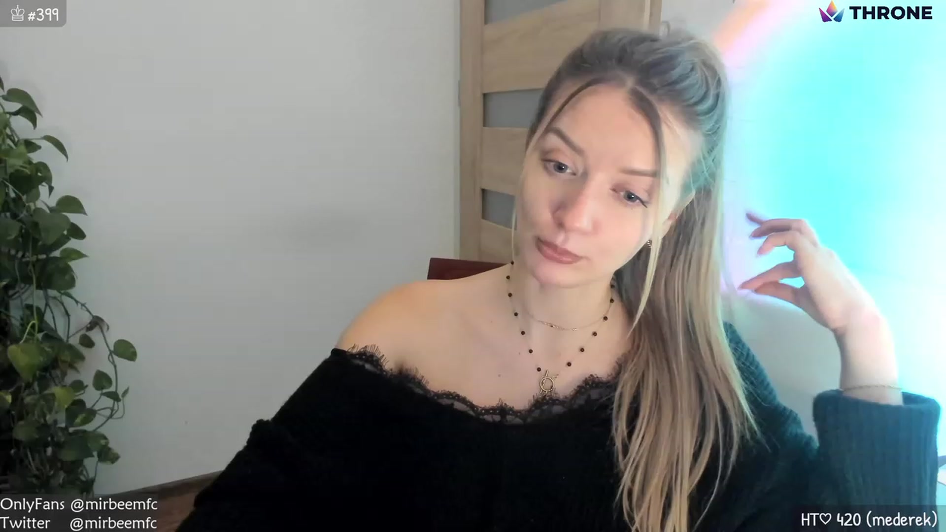 Gallery image thumbnail from MirBee's myfreecams stream on, 01/15/2023, 23:50 image 16 of 20