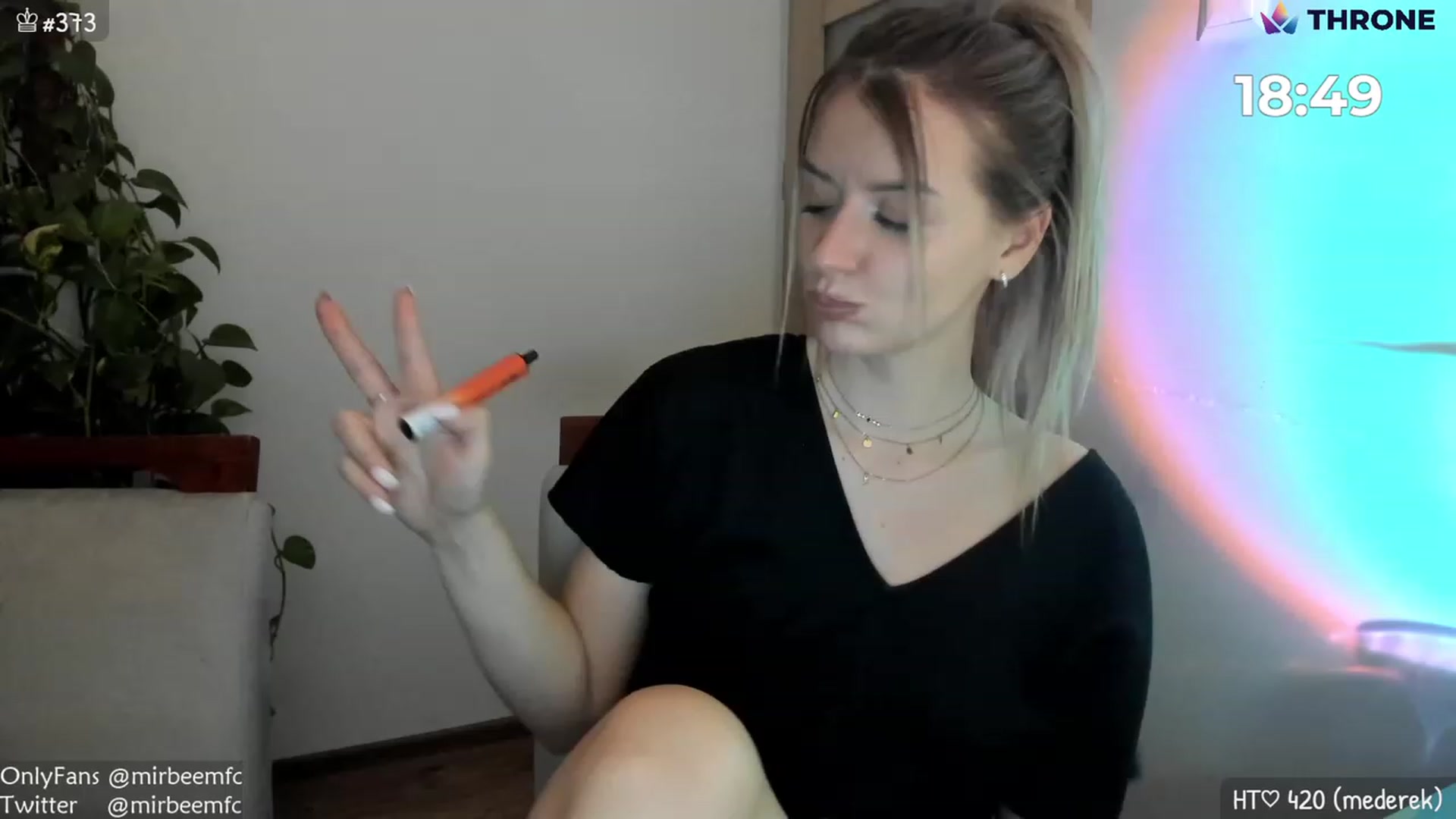 Gallery image thumbnail from MirBee's myfreecams stream on, 01/21/2023, 01:39 image 20 of 20