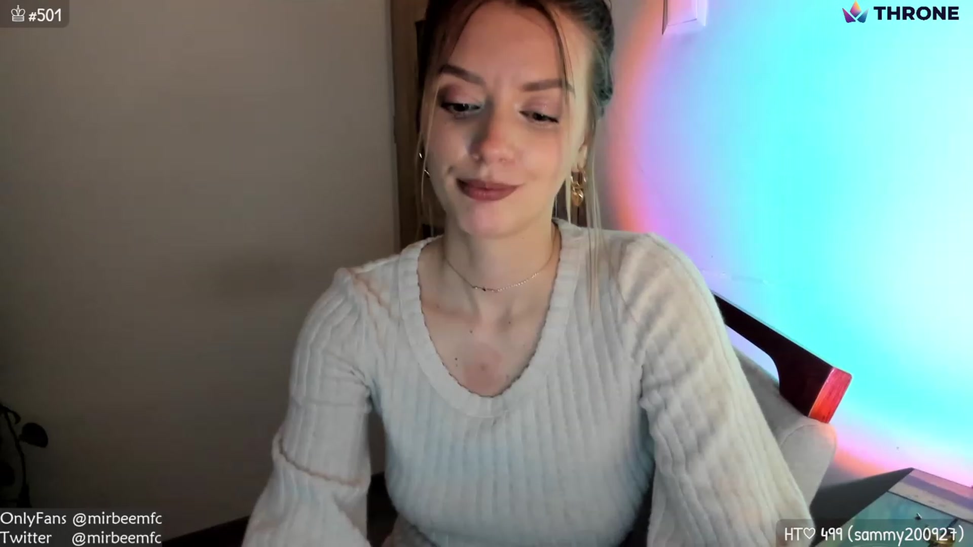 Gallery image thumbnail from MirBee's myfreecams stream on, 01/30/2023, 01:26 image 7 of 20