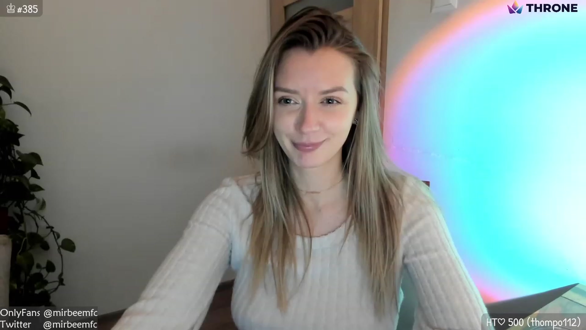 Gallery image thumbnail from MirBee's myfreecams stream on, 01/31/2023, 24:19 image 10 of 20