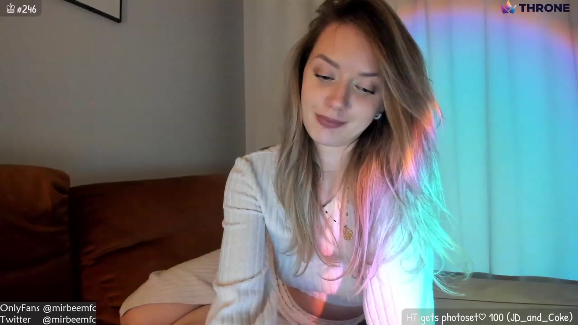 Gallery image thumbnail from MirBee's myfreecams stream on, 02/12/2023, 23:30 image 7 of 20
