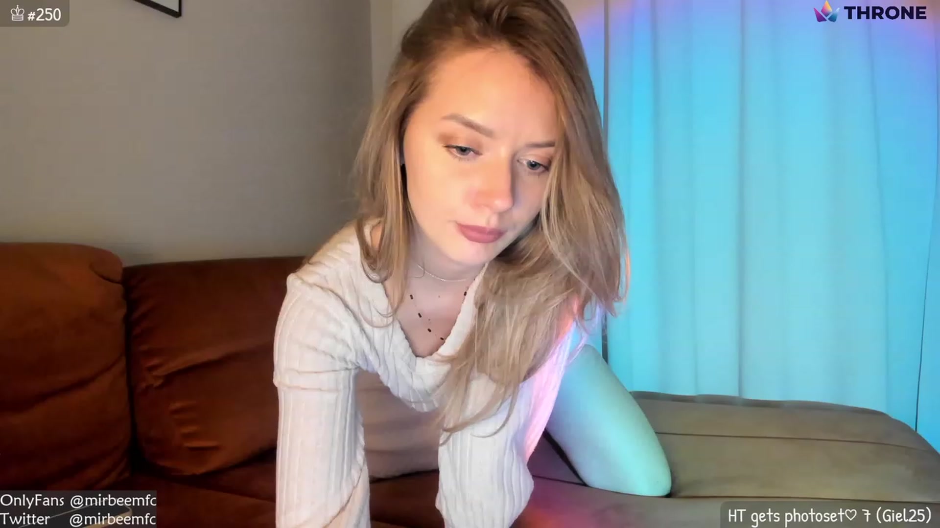 Gallery image thumbnail from MirBee's myfreecams stream on, 02/12/2023, 23:30 image 1 of 20
