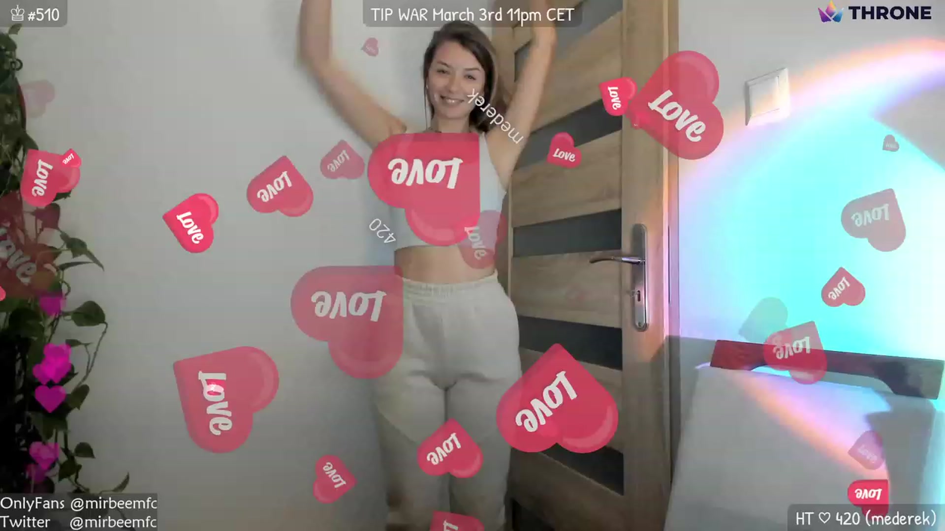 Gallery image thumbnail from MirBee's myfreecams stream on, 02/28/2023, 01:00 image 7 of 20