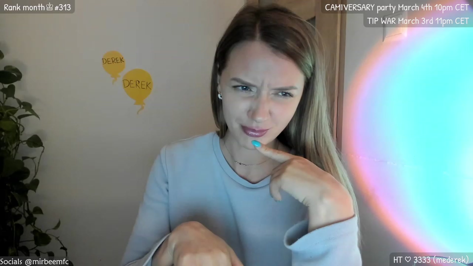Gallery image thumbnail from MirBee's myfreecams stream on, 03/02/2023, 24:12 image 12 of 20