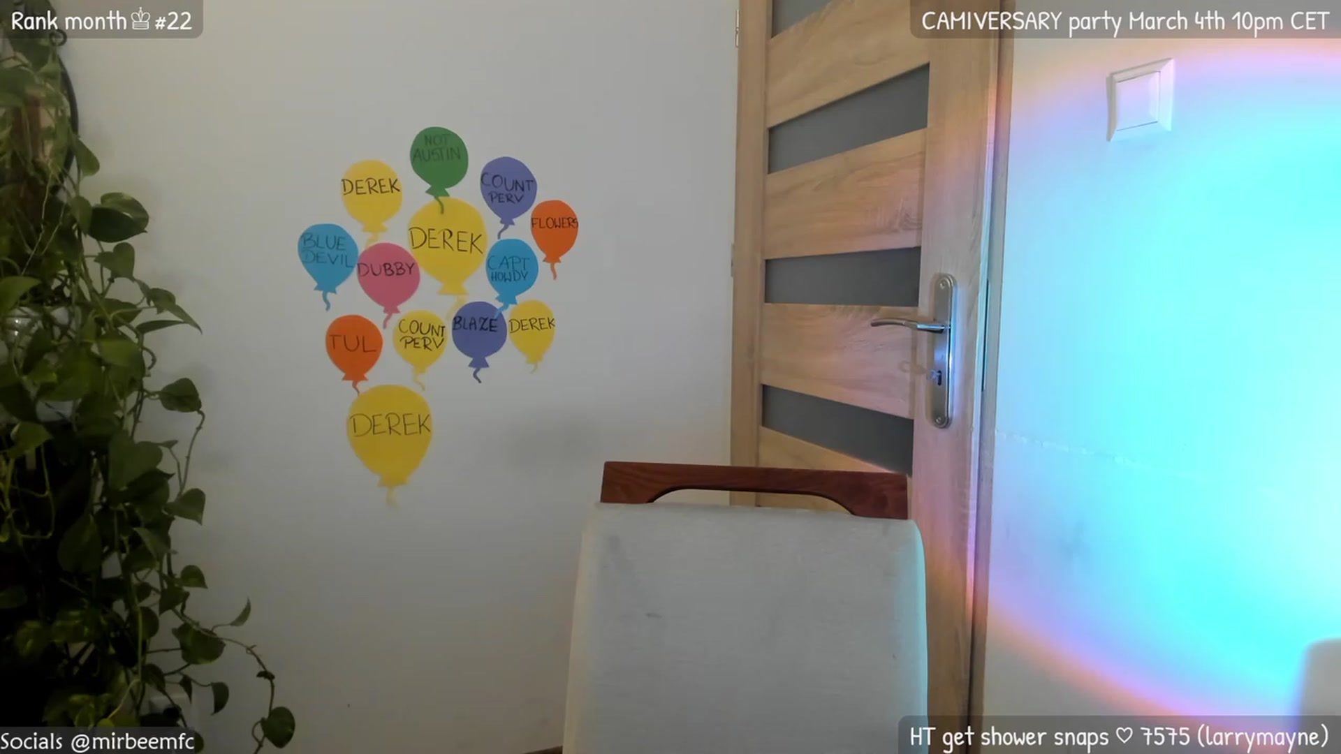 Gallery image thumbnail from MirBee's myfreecams stream on, 03/03/2023, 23:38 image 20 of 20