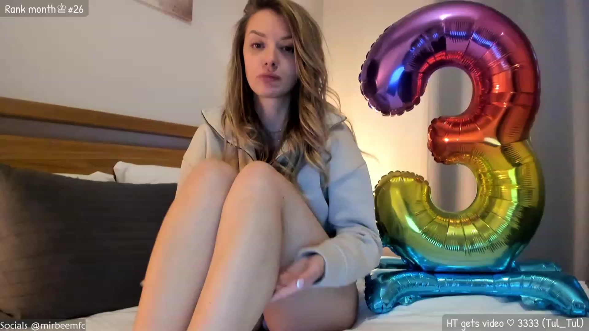 Gallery image thumbnail from MirBee's myfreecams stream on, 03/05/2023, 05:50 image 18 of 20