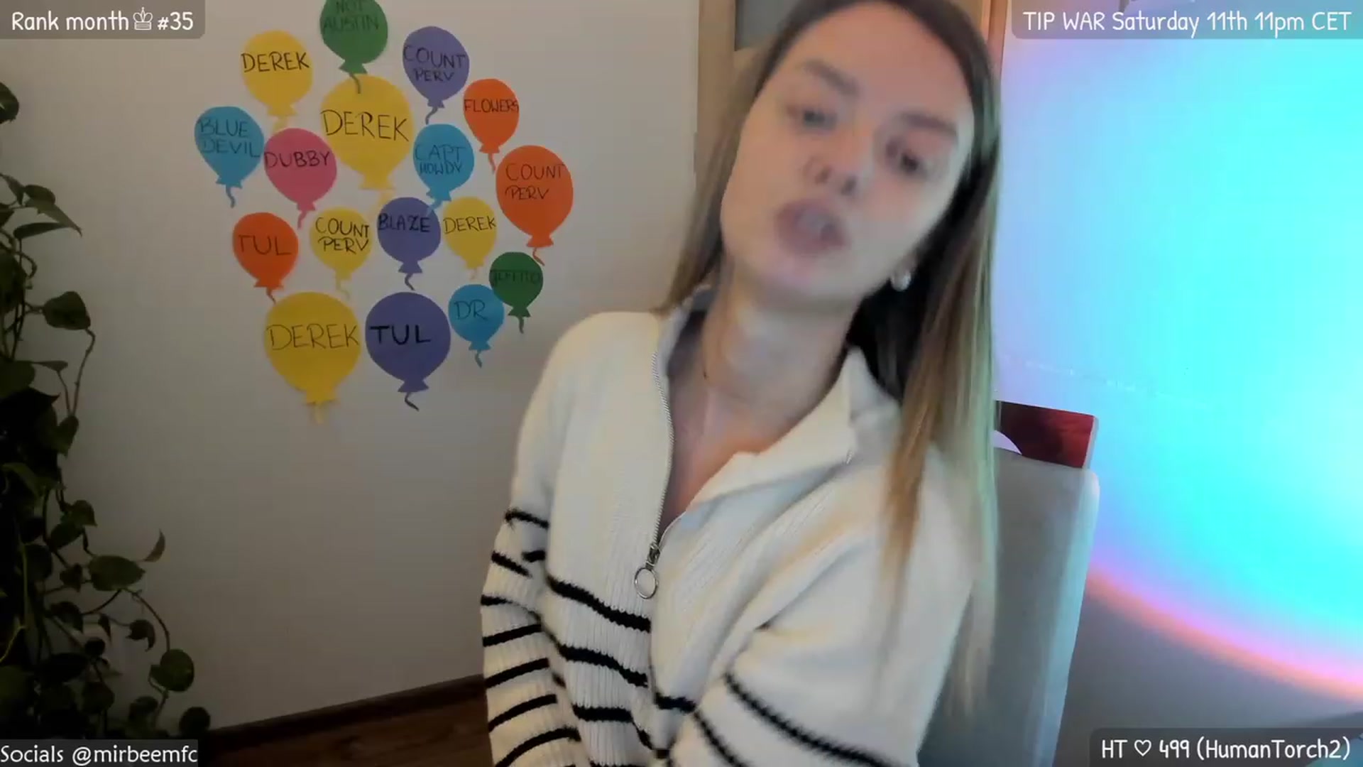 Gallery image thumbnail from MirBee's myfreecams stream on, 03/07/2023, 24:36 image 7 of 20