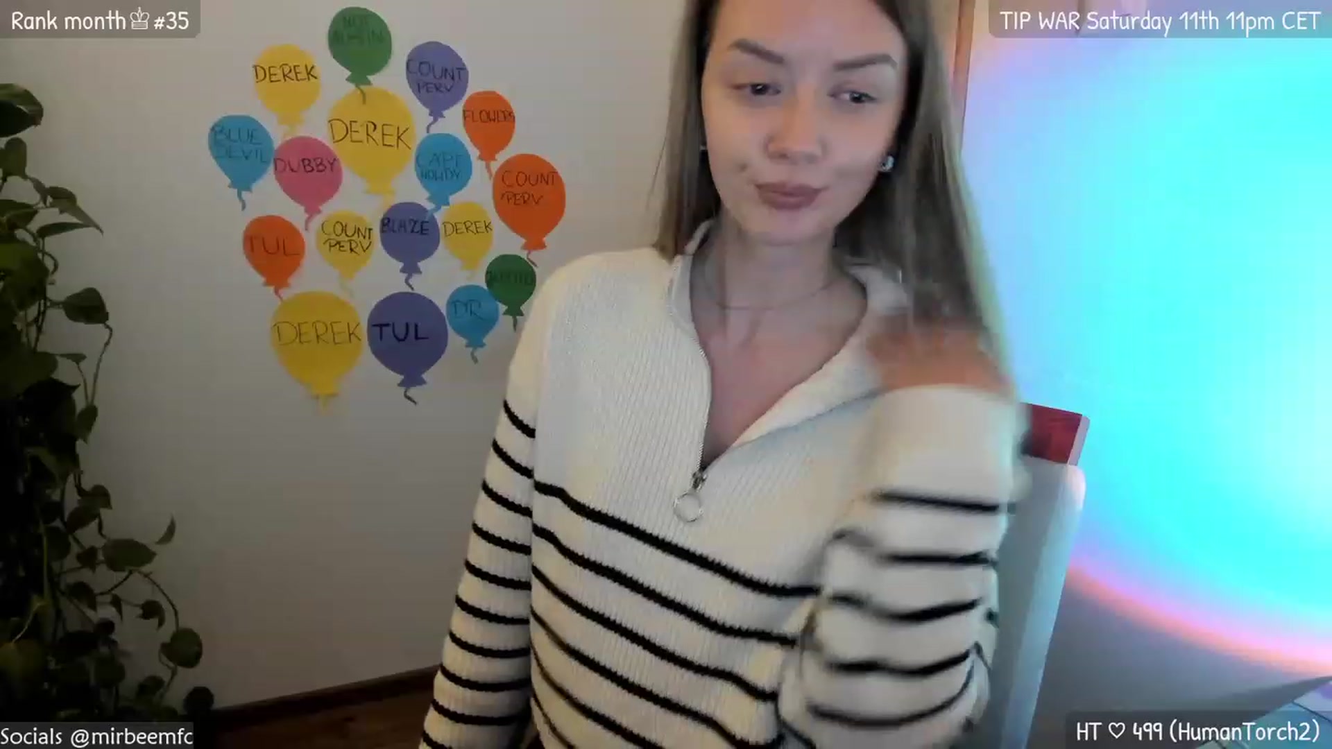 Gallery image thumbnail from MirBee's myfreecams stream on, 03/07/2023, 24:36 image 9 of 20