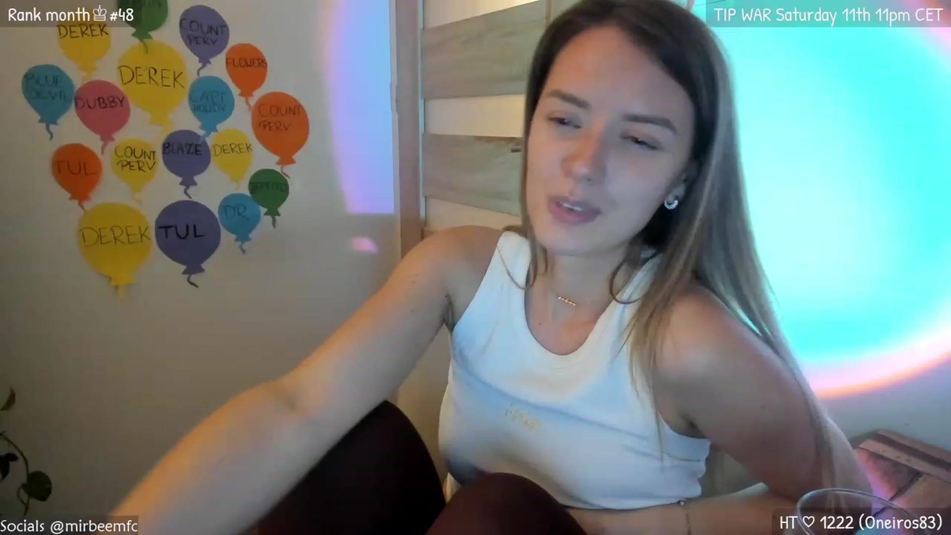 Gallery image thumbnail from MirBee's myfreecams stream on, 05/29/2023, 06:58 image 14 of 20