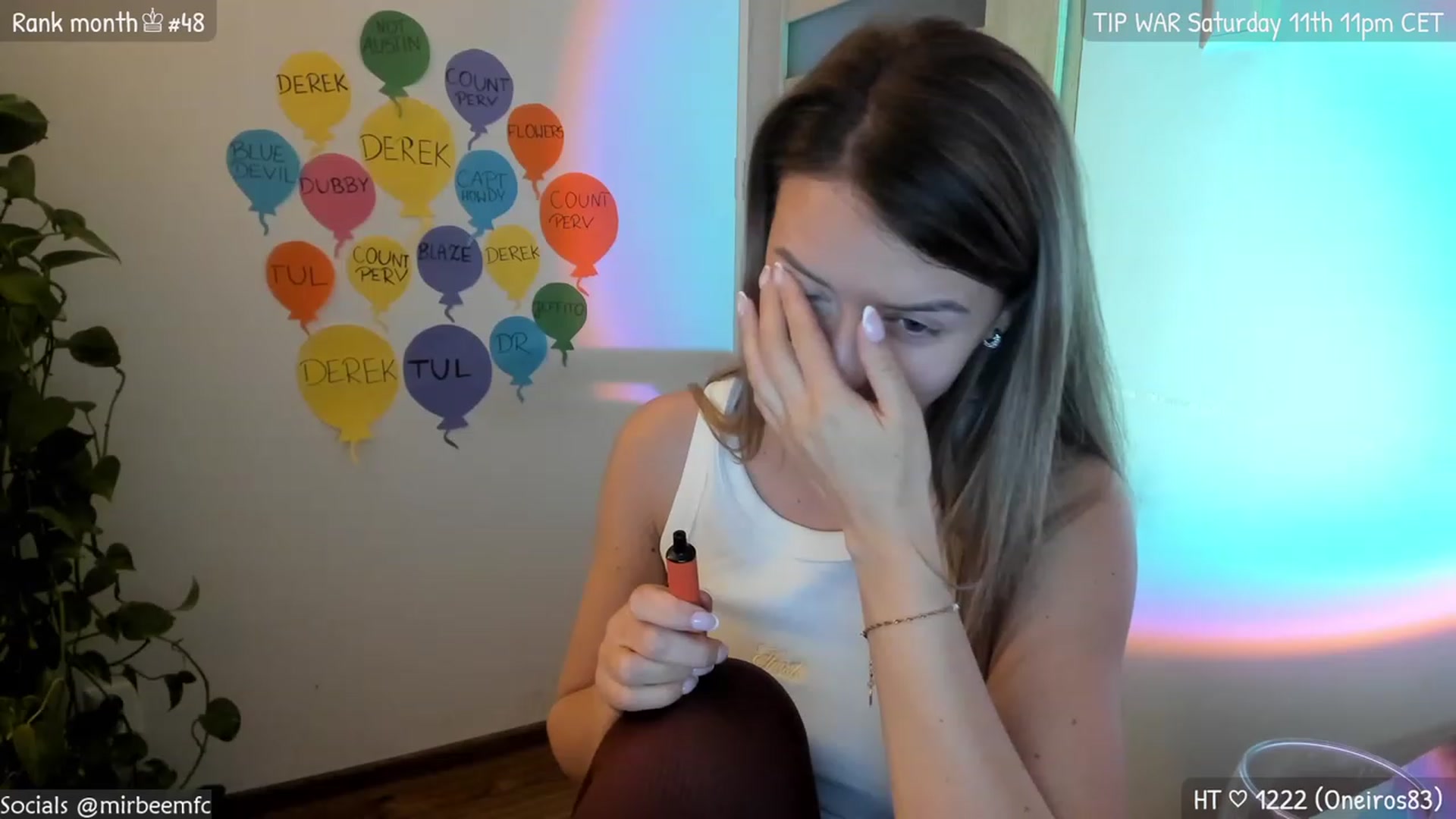 Gallery image thumbnail from MirBee's myfreecams stream on, 05/29/2023, 06:58 image 6 of 20