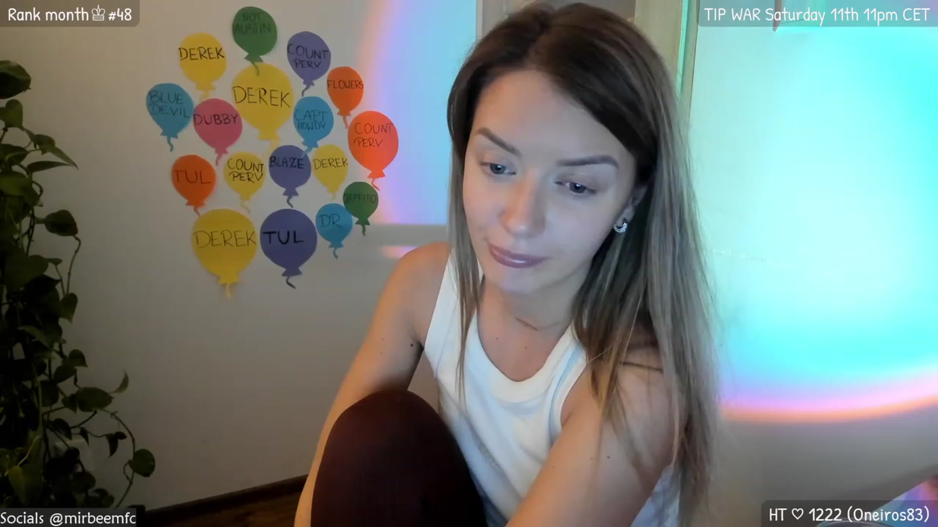 Gallery image thumbnail from MirBee's myfreecams stream on, 05/29/2023, 06:58 image 8 of 20