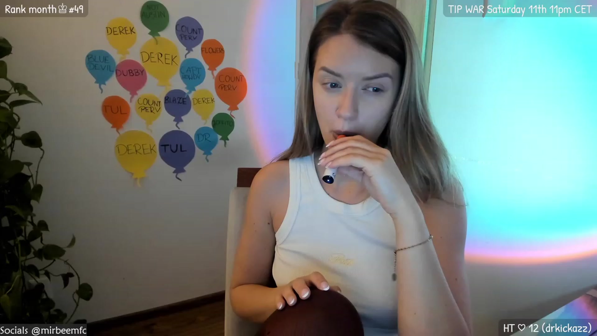 Gallery image thumbnail from MirBee's myfreecams stream on, 05/29/2023, 06:58 image 1 of 20