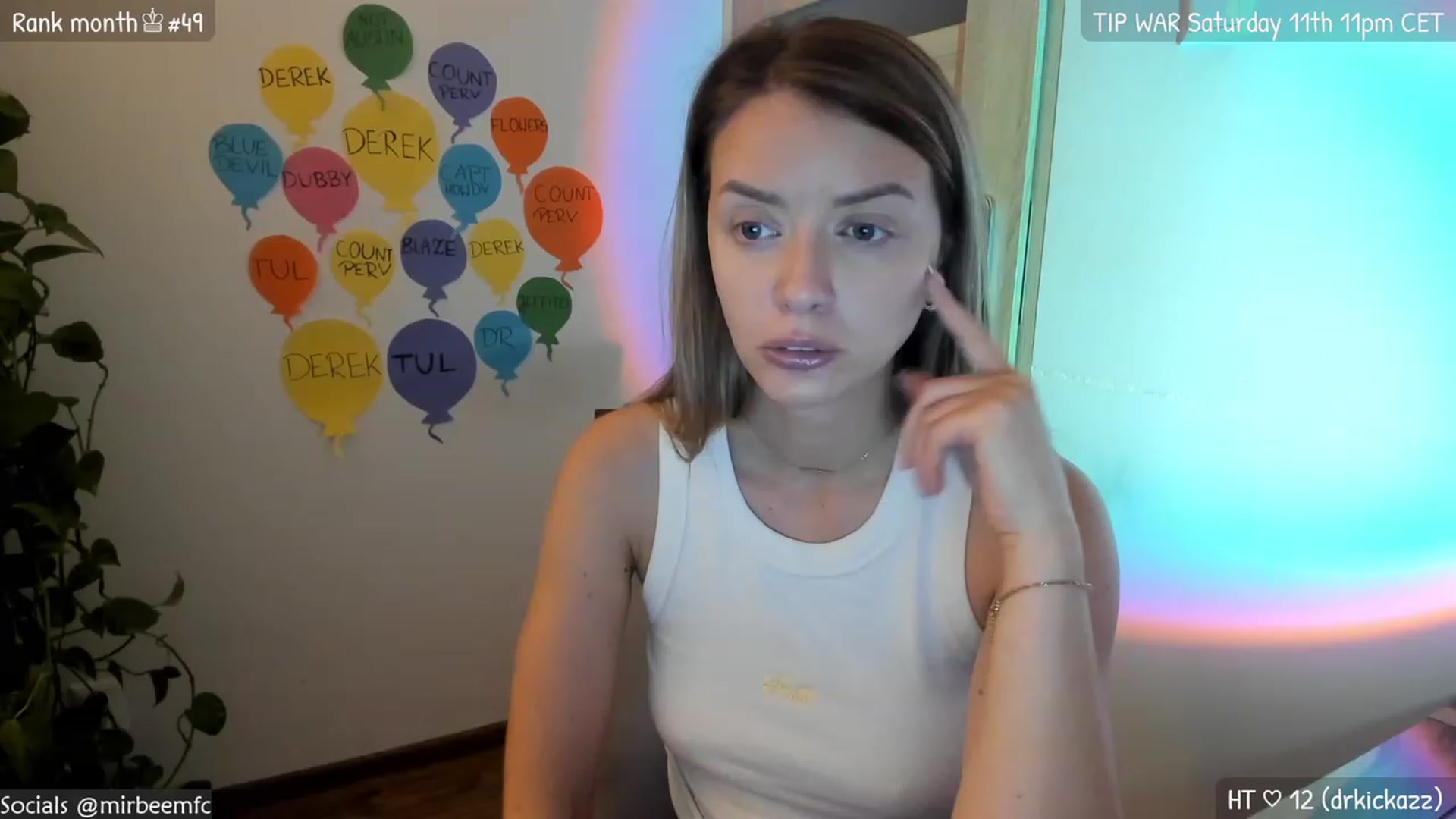 Gallery image thumbnail from MirBee's myfreecams stream on, 05/29/2023, 06:58 image 2 of 20