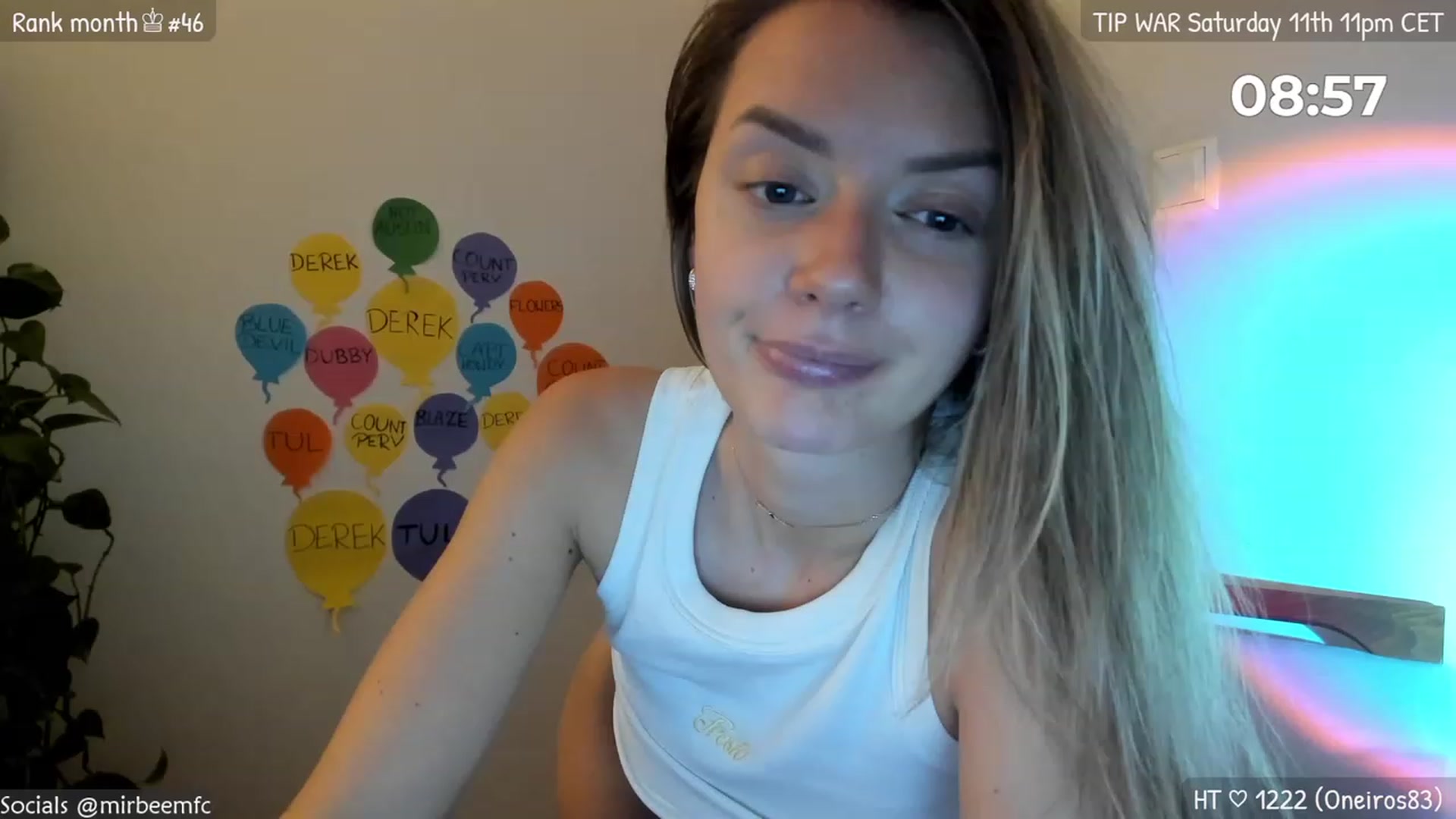 Gallery image thumbnail from MirBee's myfreecams stream on, 03/09/2023, 24:36 image 13 of 20