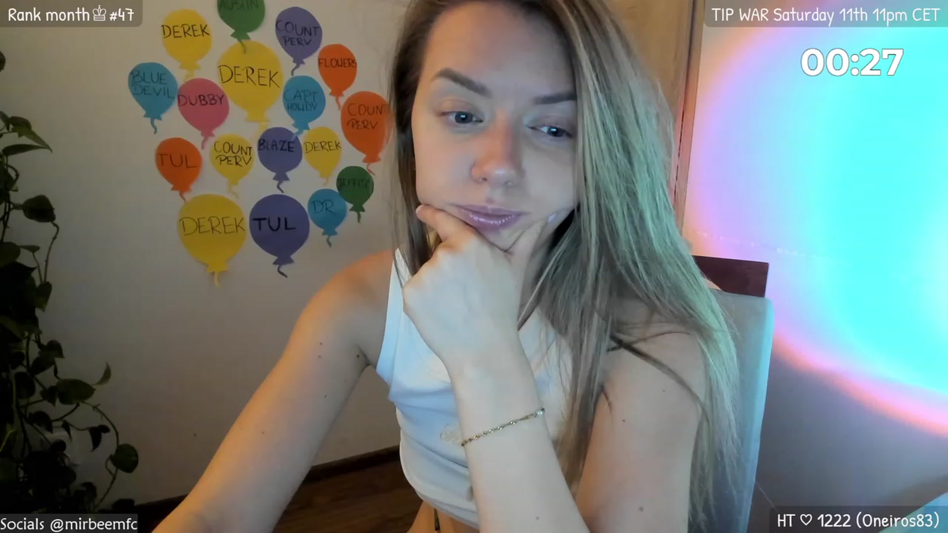 Gallery image thumbnail from MirBee's myfreecams stream on, 03/09/2023, 24:36 image 18 of 20