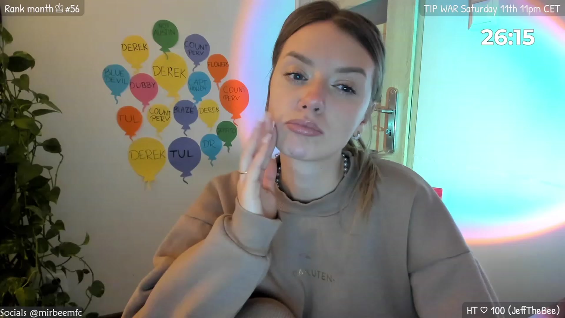 Gallery image thumbnail from MirBee's myfreecams stream on, 03/10/2023, 24:03 image 20 of 20