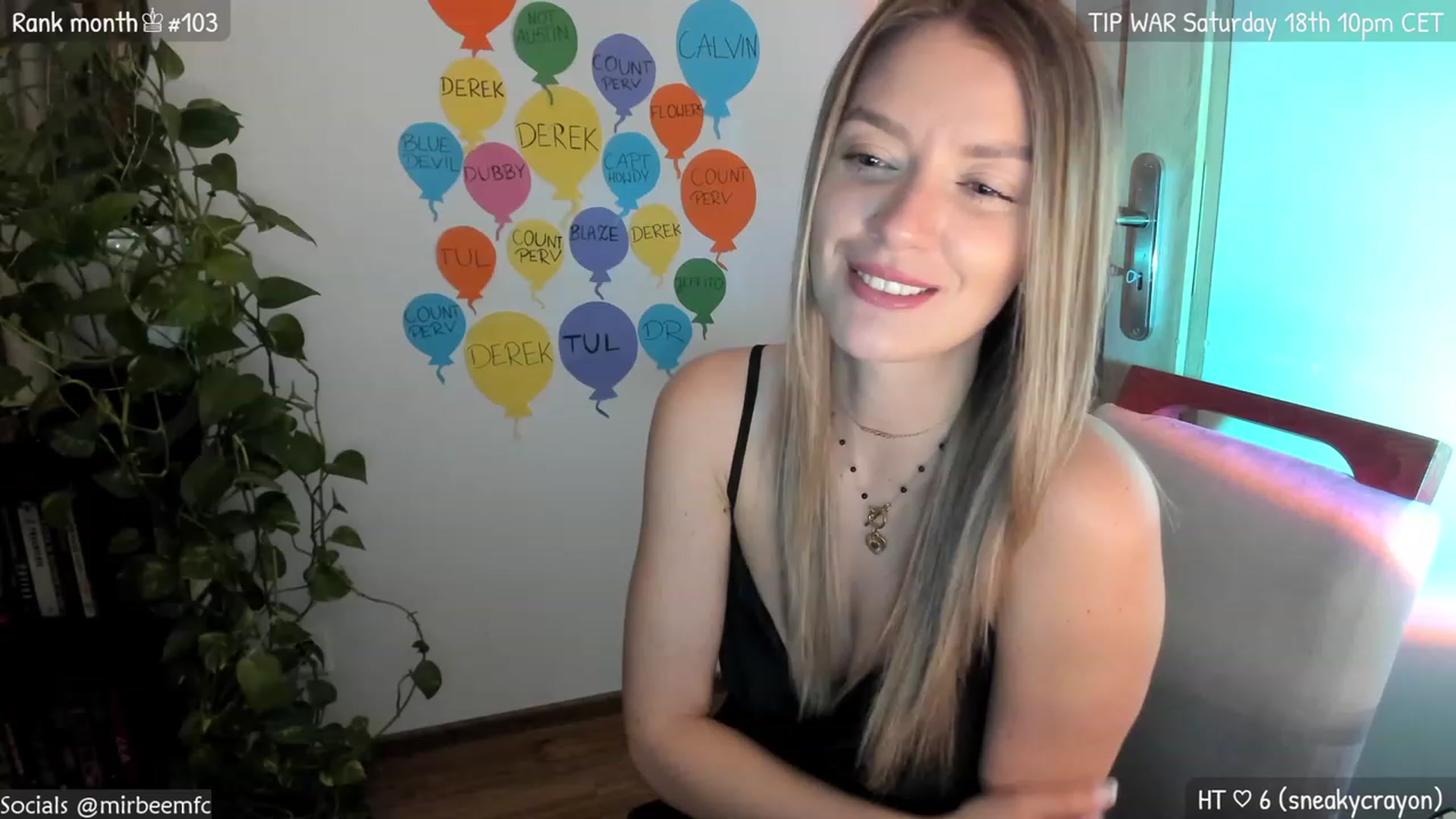 Gallery image thumbnail from MirBee's myfreecams stream on, 03/18/2023, 24:09 image 1 of 20