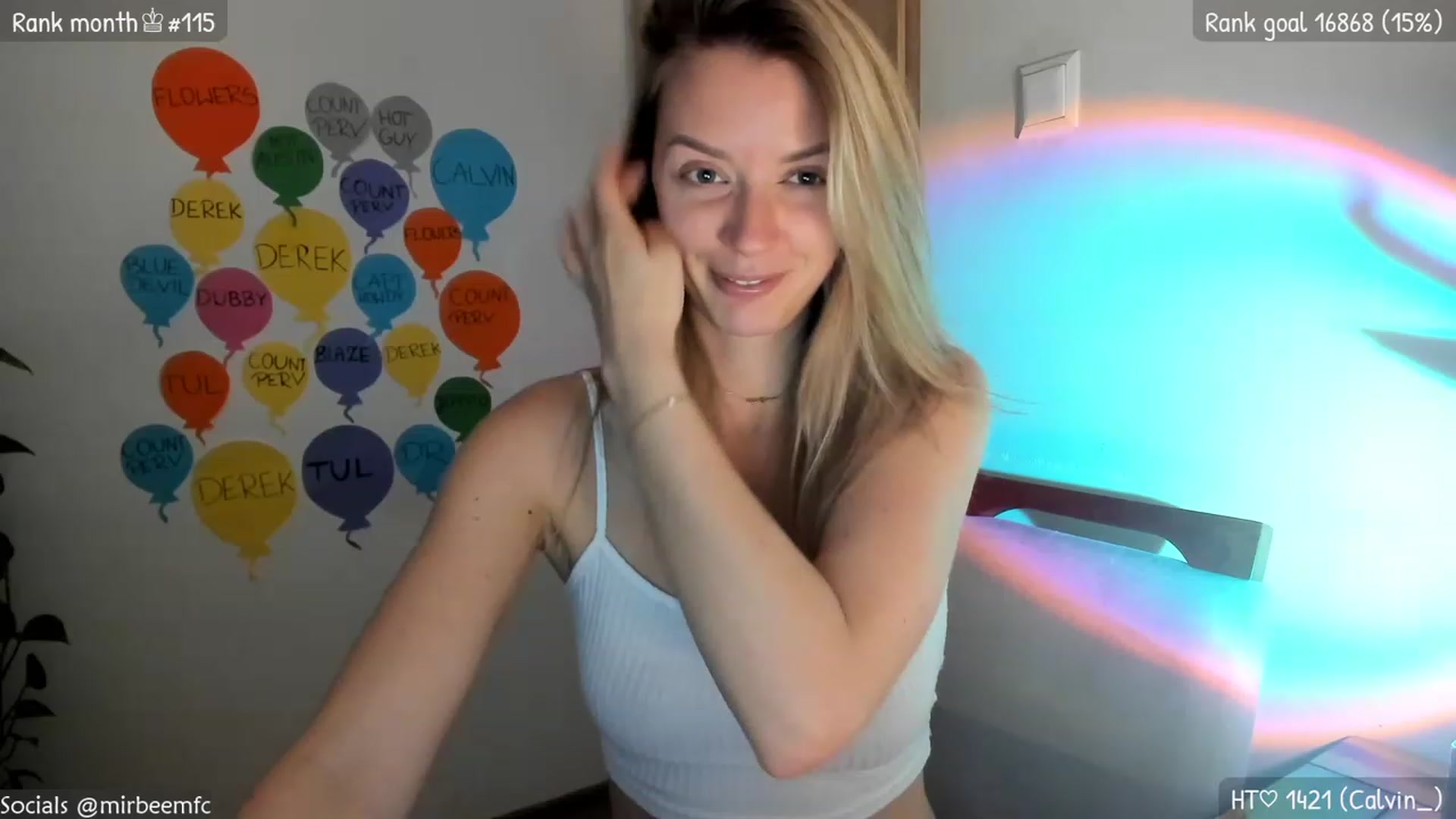 Gallery image thumbnail from MirBee's myfreecams stream on, 03/27/2023, 23:28 image 5 of 20