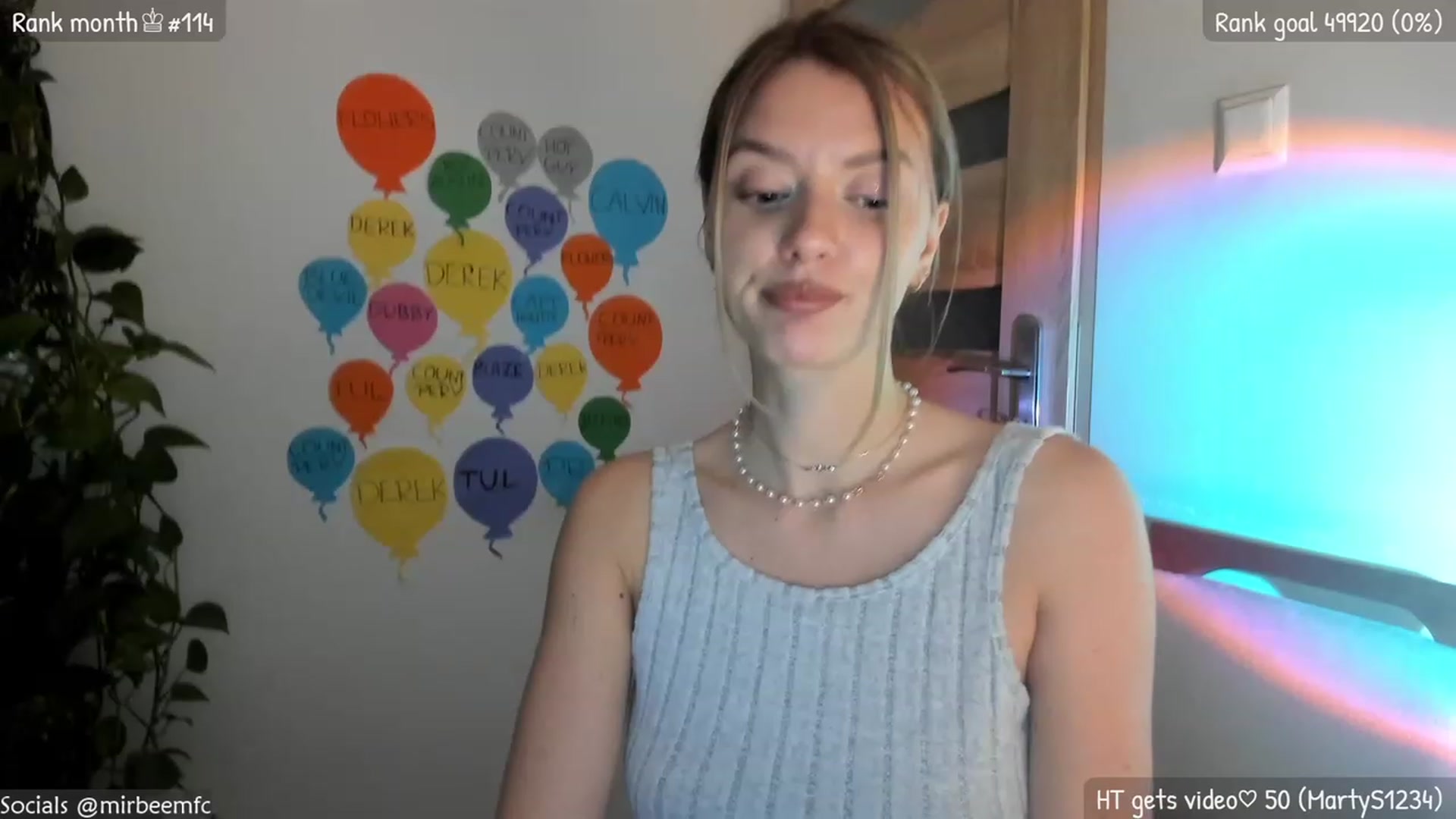 Gallery image thumbnail from MirBee's myfreecams stream on, 03/28/2023, 22:02 image 18 of 20