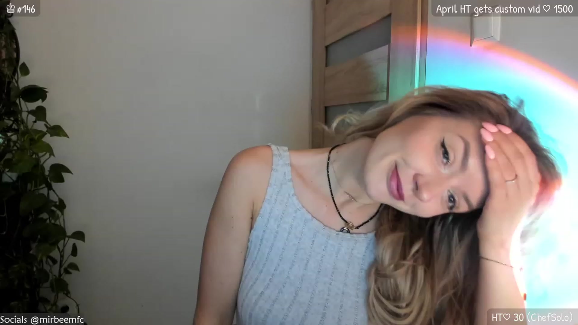 Gallery image thumbnail from MirBee's myfreecams stream on, 04/09/2023, 23:59 image 2 of 20