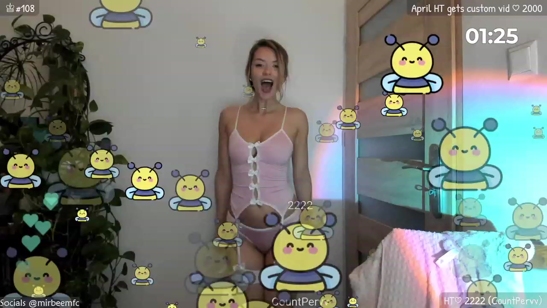 Gallery image thumbnail from MirBee's myfreecams stream on, 04/10/2023, 02:34 image 7 of 20