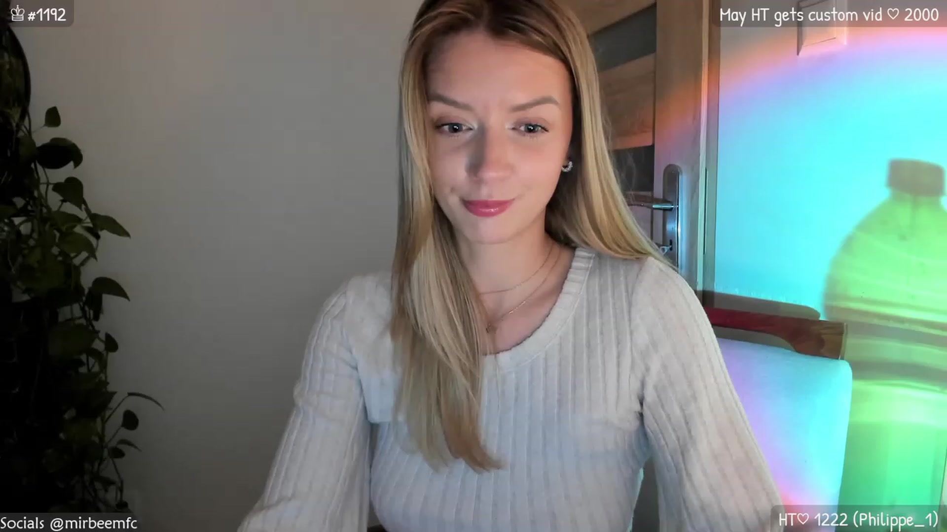 Gallery image thumbnail from MirBee's myfreecams stream on, 05/08/2023, 24:04 image 1 of 20