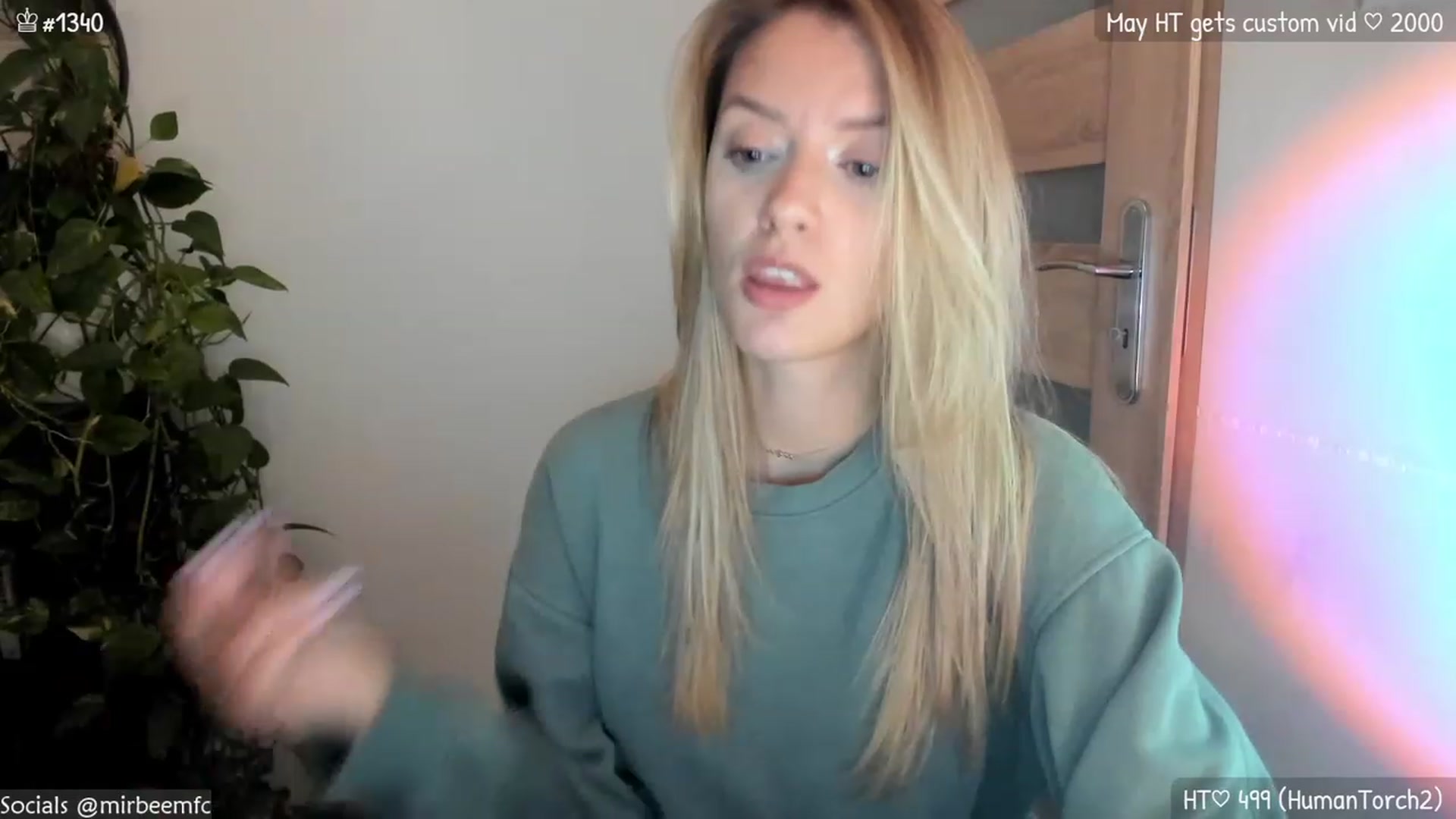 Gallery image thumbnail from MirBee's myfreecams stream on, 05/17/2023, 22:11 image 11 of 20