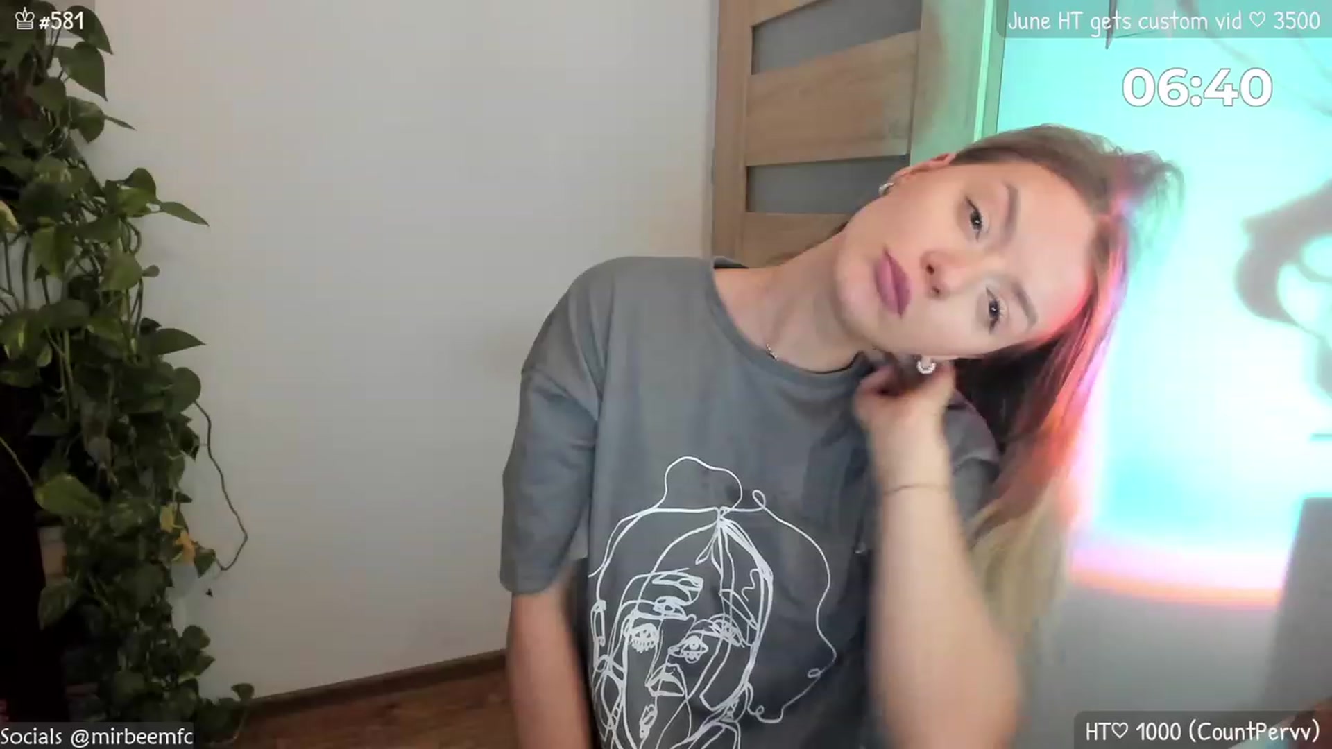 Gallery image thumbnail from MirBee's myfreecams stream on, 06/27/2023, 23:14 image 17 of 20