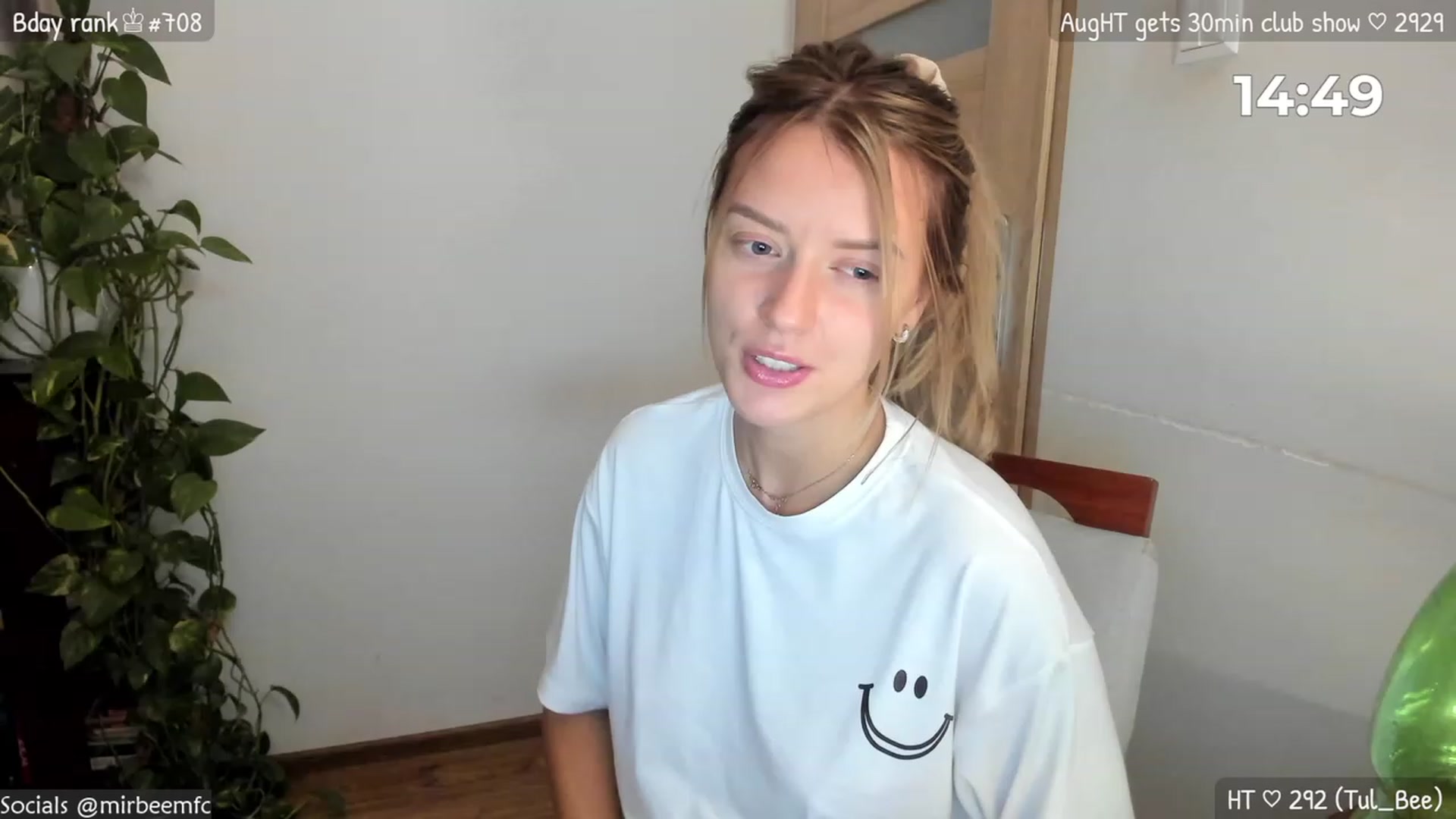 Gallery image thumbnail from MirBee's myfreecams stream on, 08/08/2023, 22:50 image 3 of 20