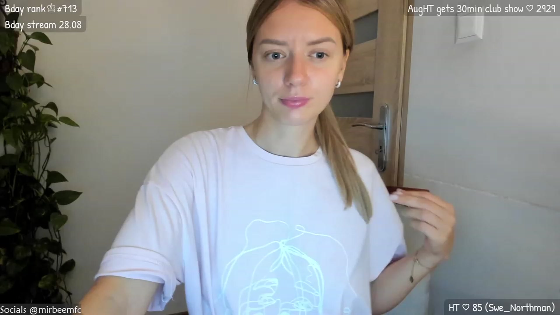 Gallery image thumbnail from MirBee's myfreecams stream on, 08/17/2023, 21:31 image 1 of 20