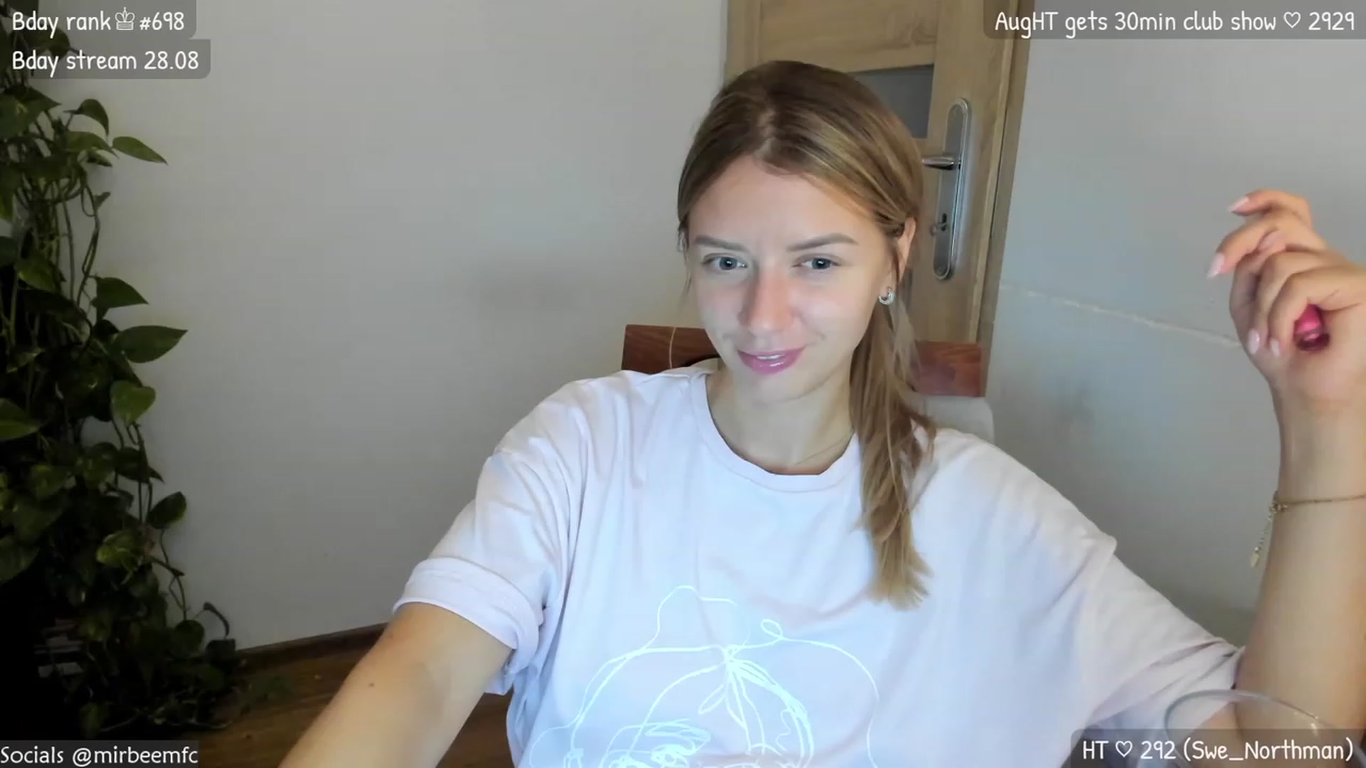 Gallery image thumbnail from MirBee's myfreecams stream on, 08/17/2023, 21:31 image 19 of 20