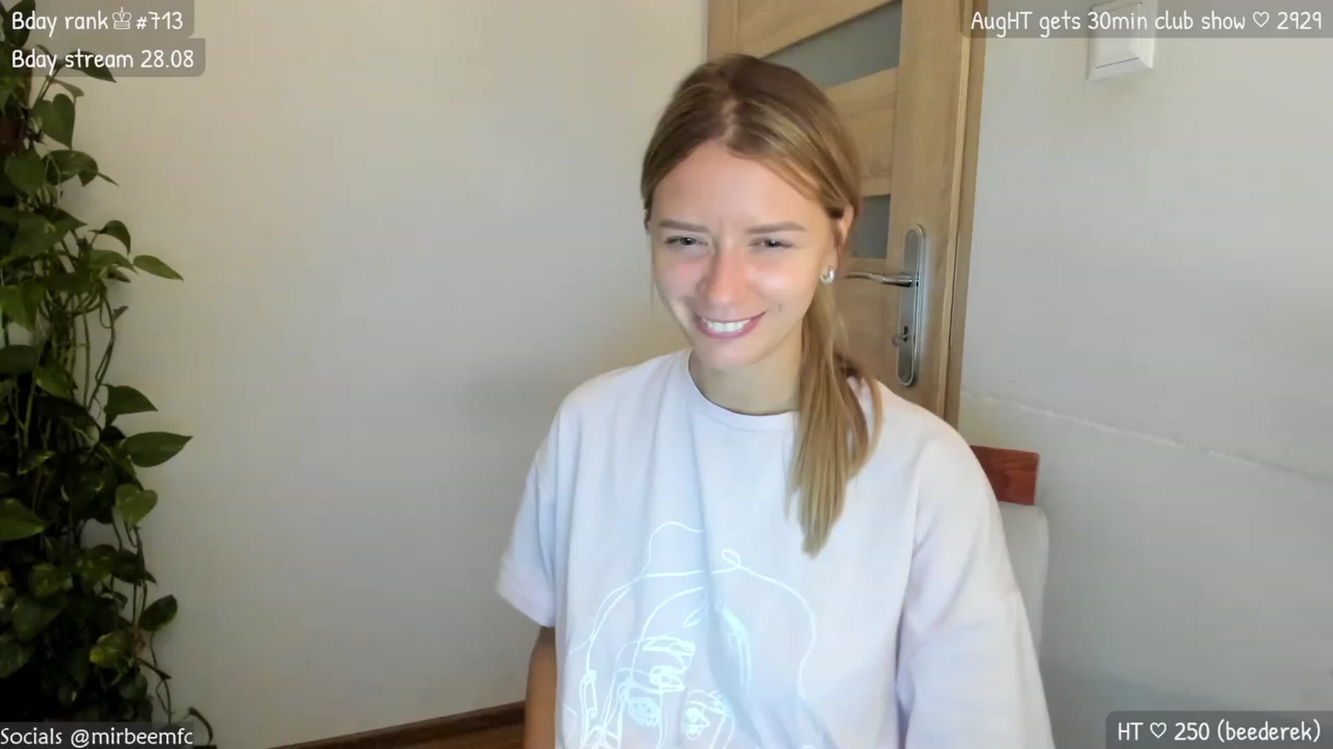 Gallery image thumbnail from MirBee's myfreecams stream on, 08/17/2023, 21:31 image 8 of 20